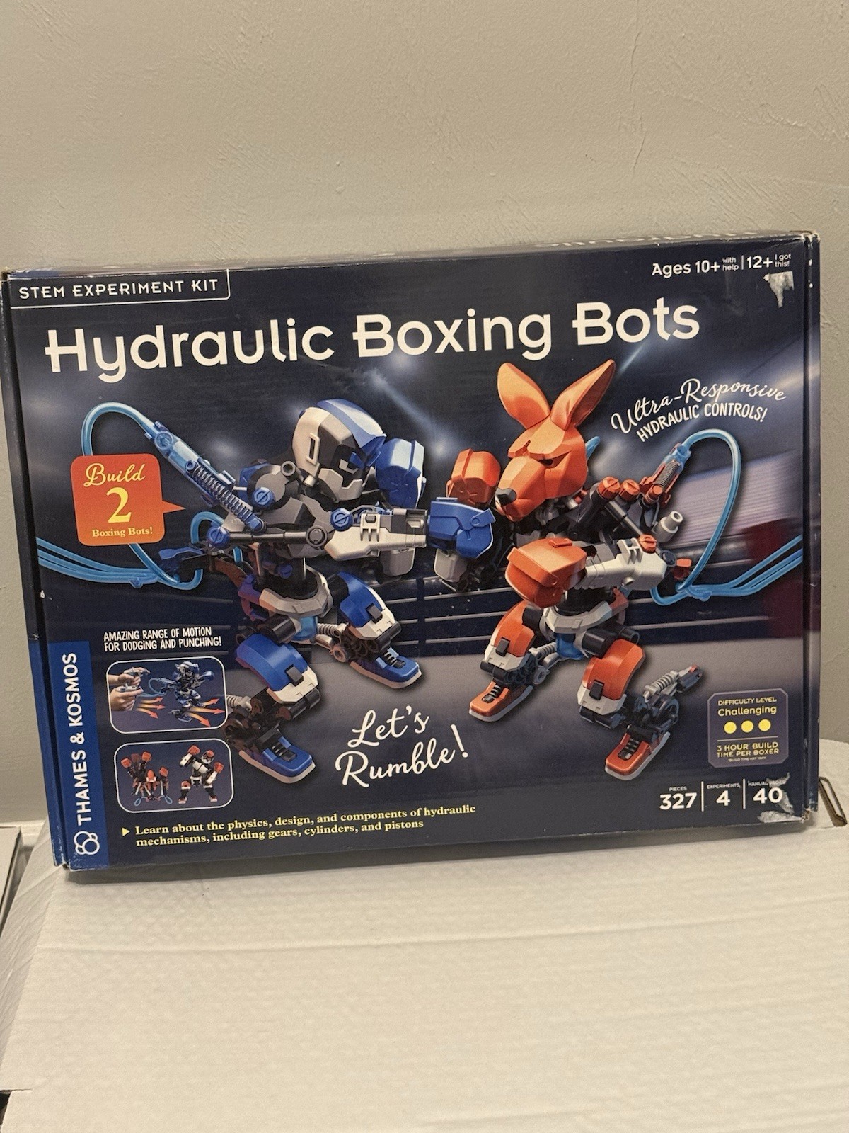 NEW Hydraulic Boxing Bots STEM Experiment Kit | Build Two Hydraulic-Powered