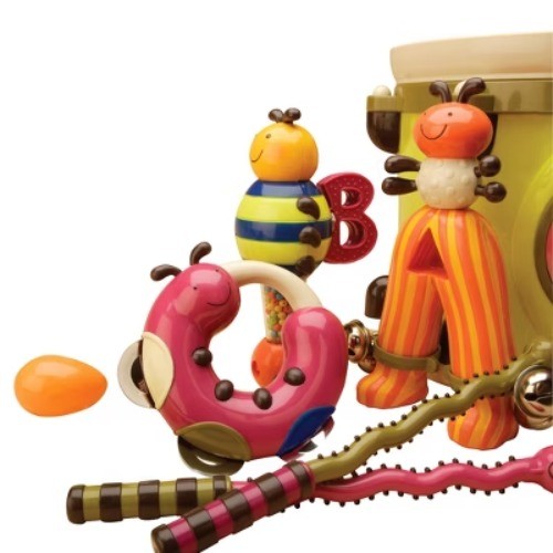 B. toys Toy Drum Set 7 Instruments – Parum Pum Pum: Music Percussion