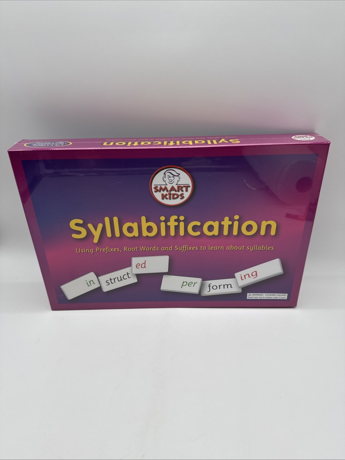 Smart Kids Syllabification Game Prefix Root Word Suffix Learning Ages 9+