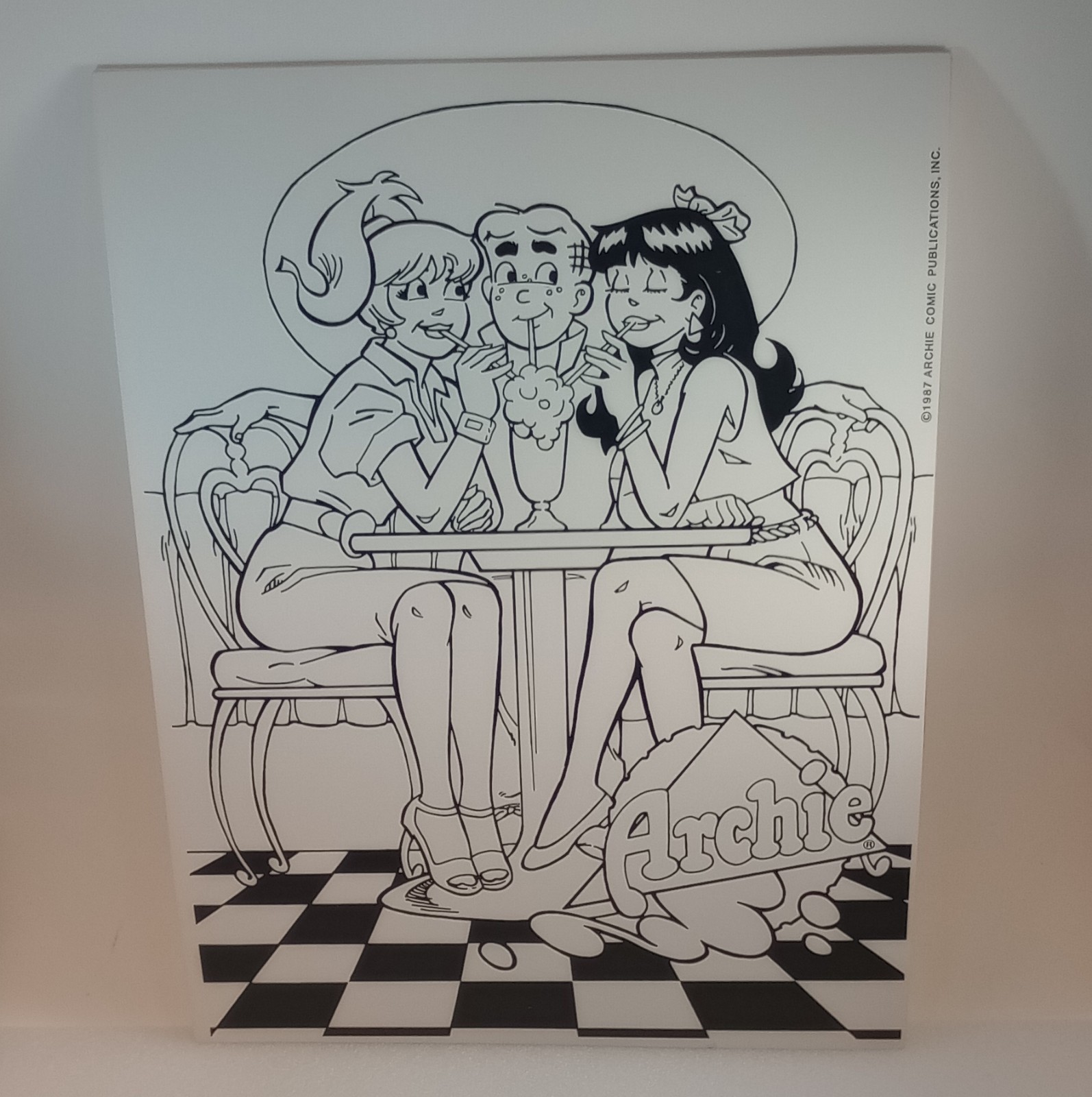 1987 Archie Comics Pencil by Number Set Complete Unused
