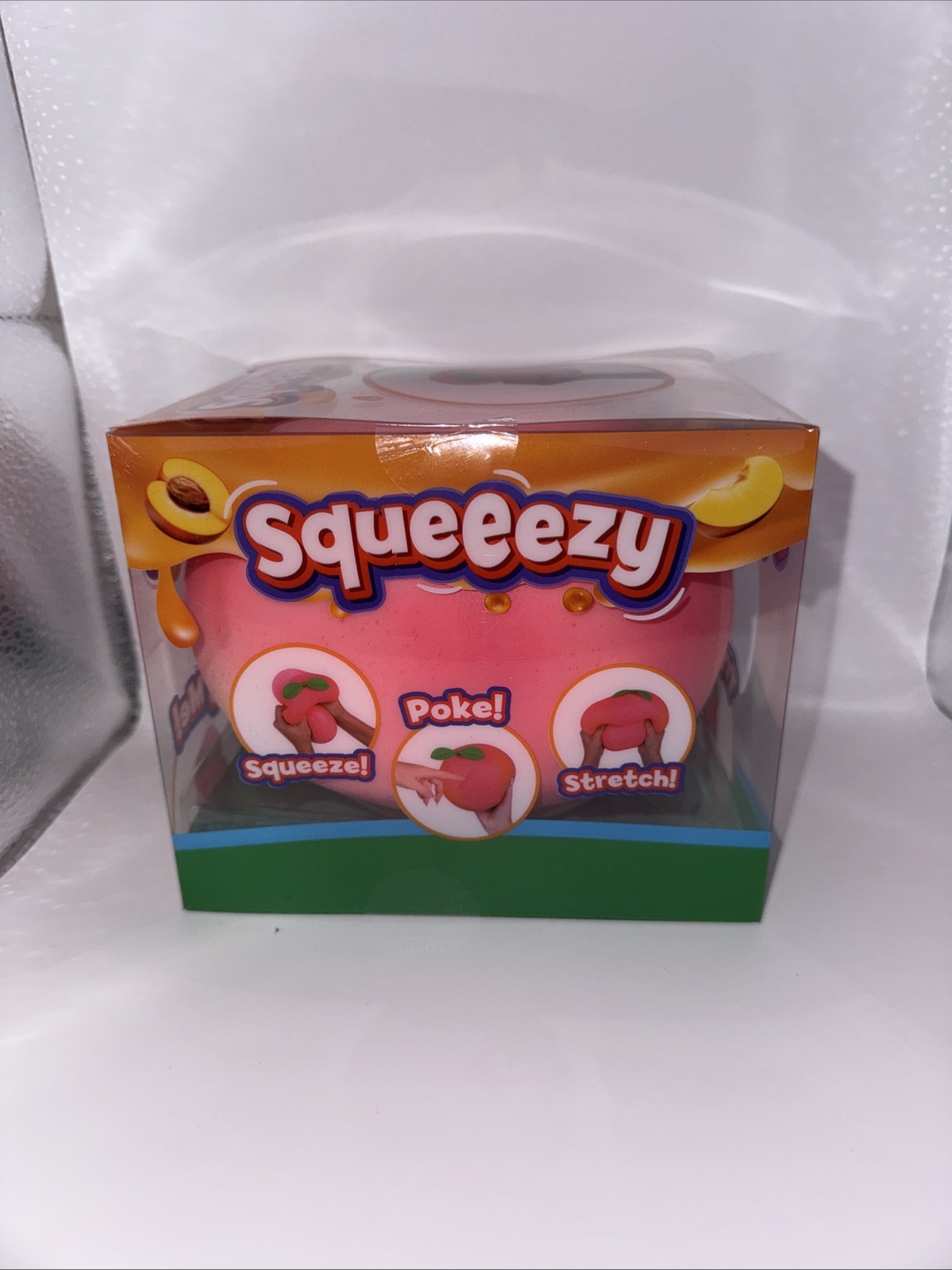 Sunny Days Jumbo Squeeezy Pink Peach Squishy New In Box