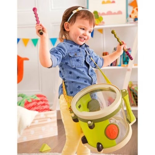 B. toys Toy Drum Set 7 Instruments – Parum Pum Pum: Music Percussion