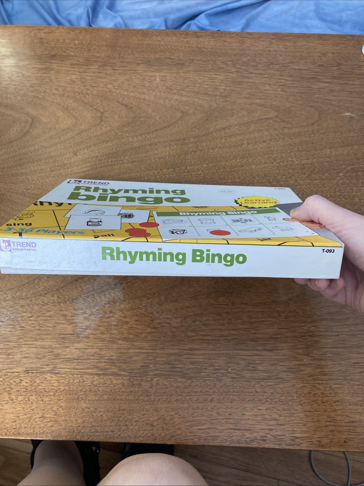 Vintage 1987 Children’s Educational Game Rhyming Bingo Trend Enterprises