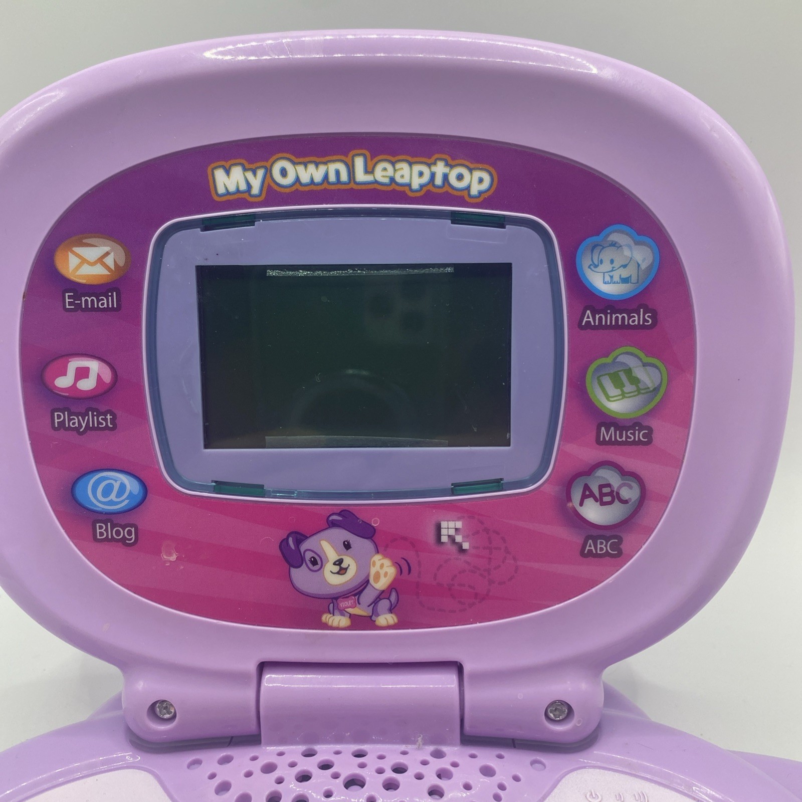 Leapfrog My Own LeapTop Learning Interactive Laptop Tested Works Great Purple