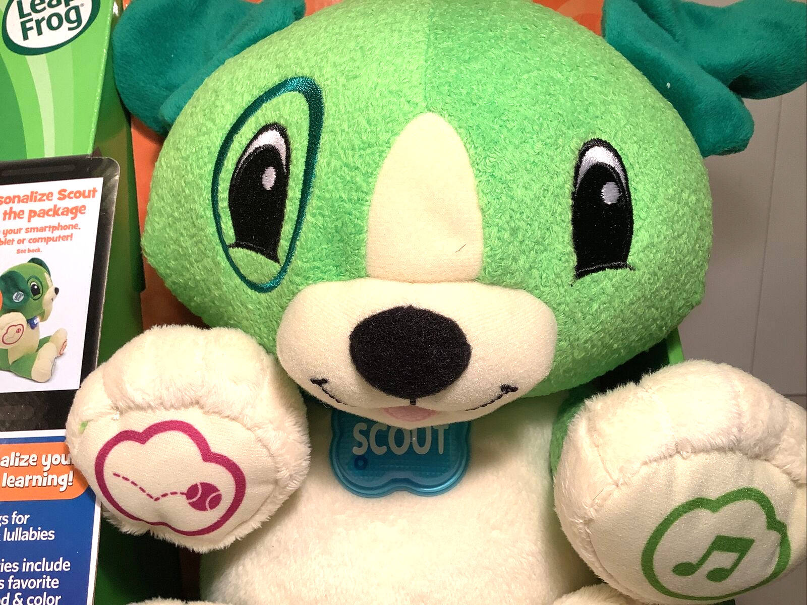 LeapFrog My Pal Scout Puppy – Green 3-36 Months, Activities & Songs NOS 2014!!🐶