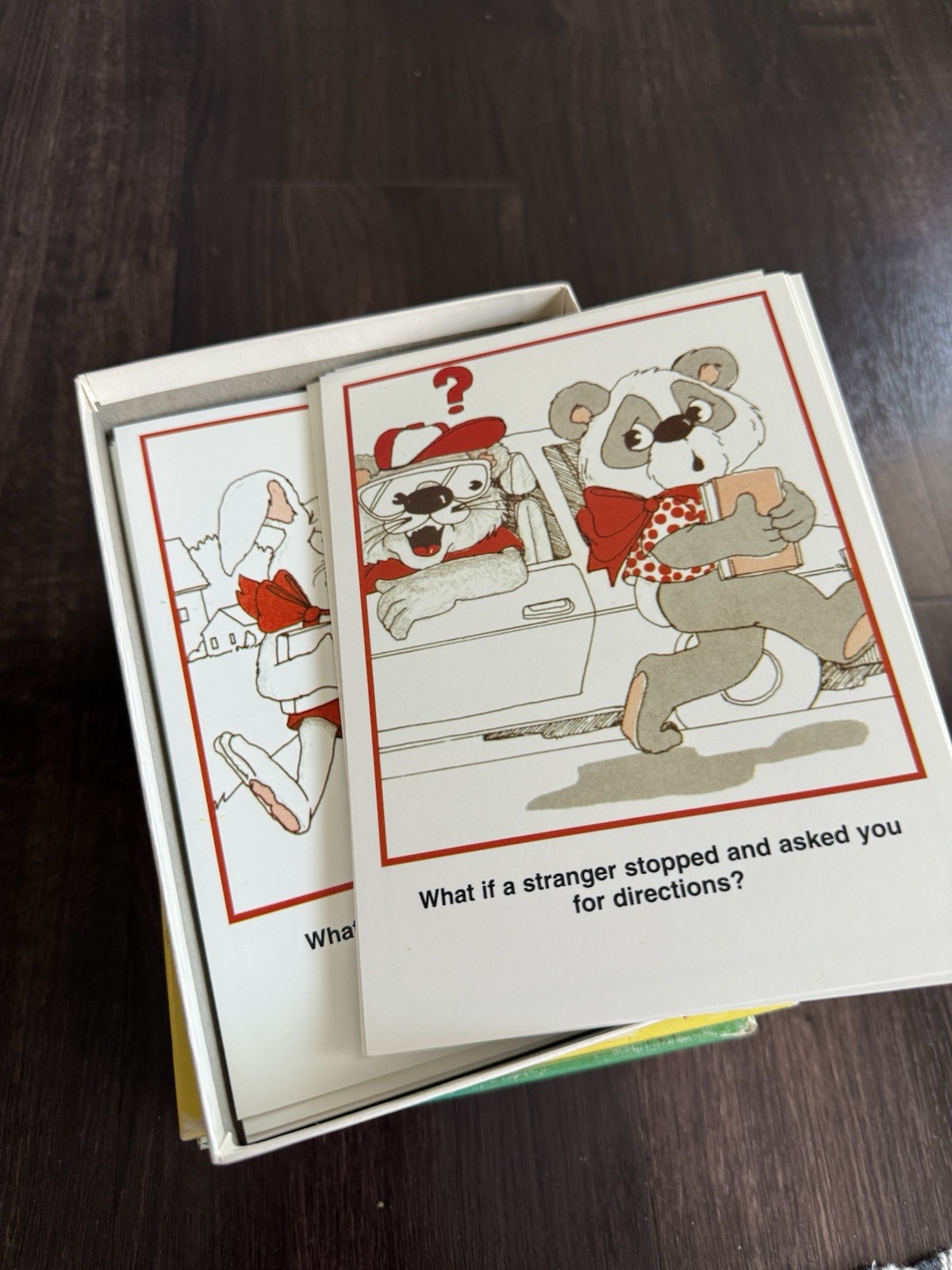 Vtg Awareness Series Safety Flash Cards PlayED Games & Media Materials Manners