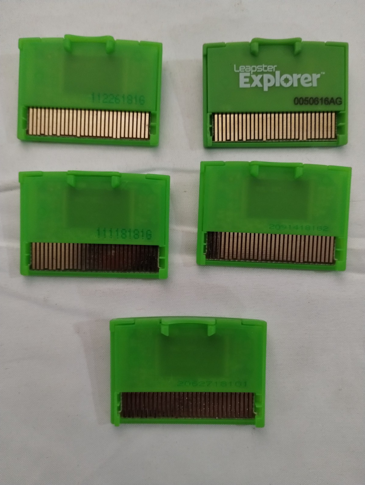 Lot of 5 Leap Frog, LeapPad Explorer,Games (Tangled, Toy Story 3, Wolverine X)