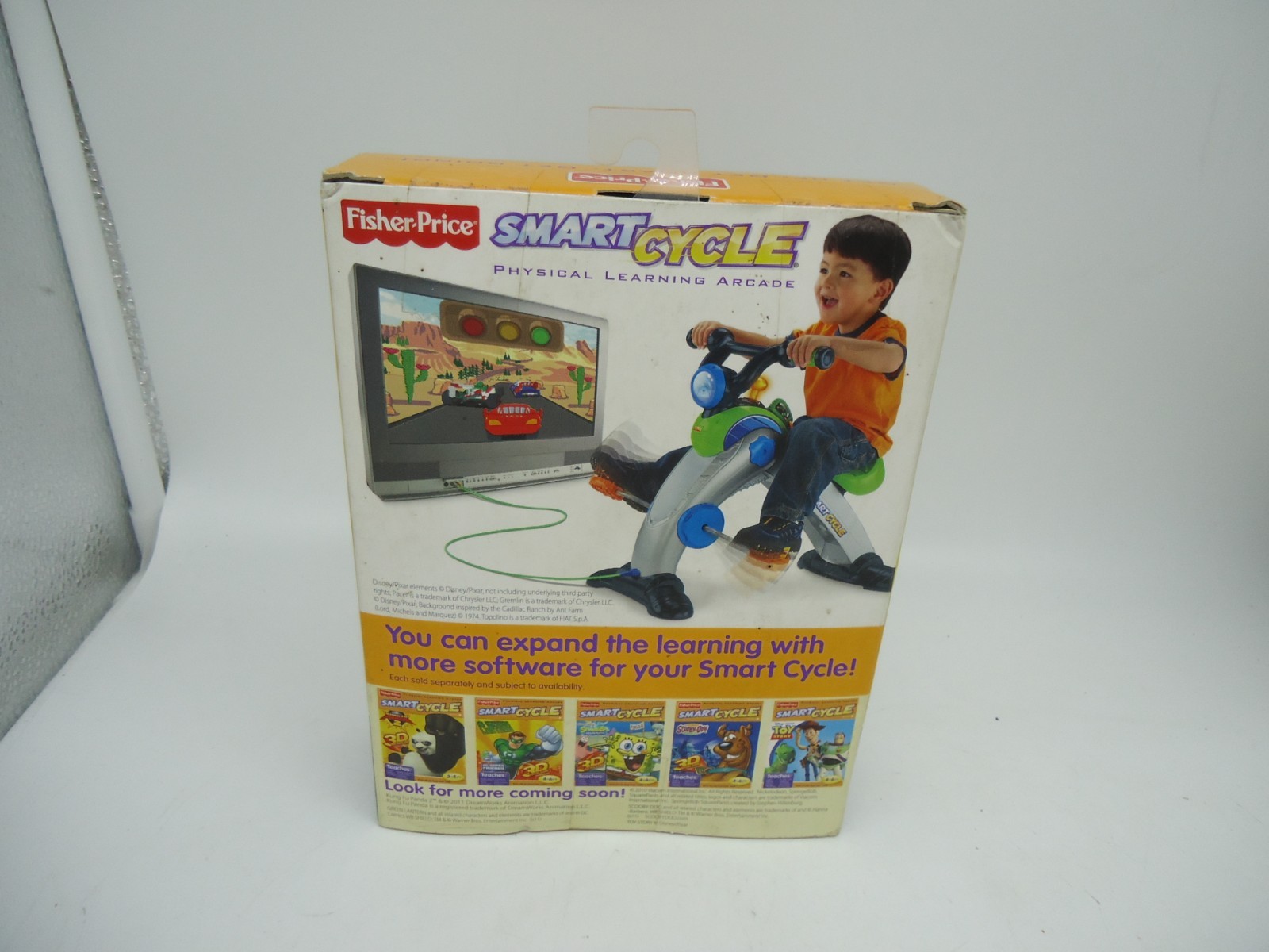 2010 Fisher Price Original Smart Cycle Cartridge Disney Pixar Cars 2 Sealed (PL)