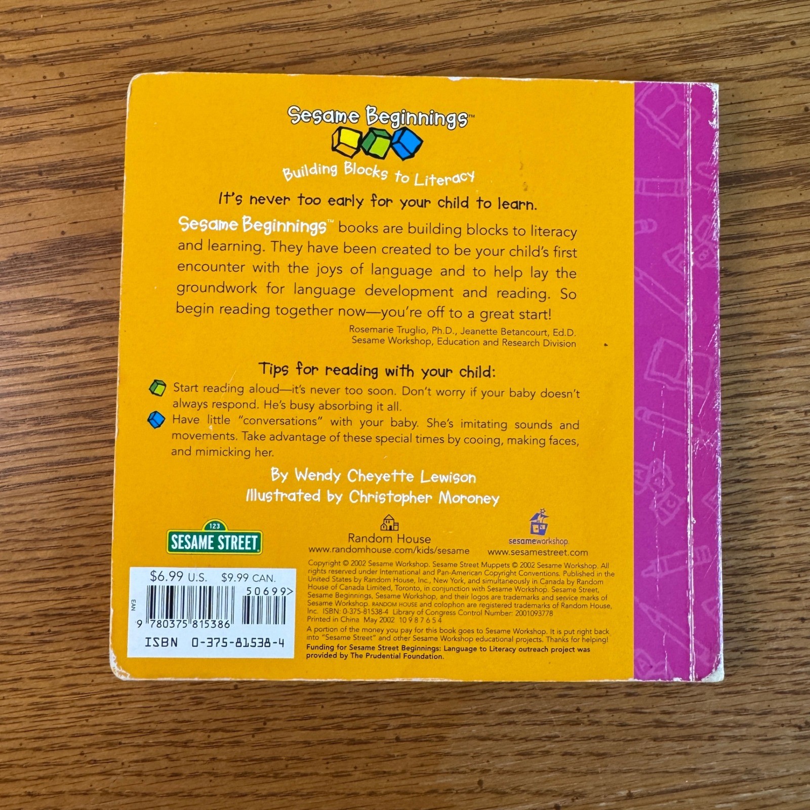 Sesame Beginnings Baby Faces Board Book Level 1 Random House