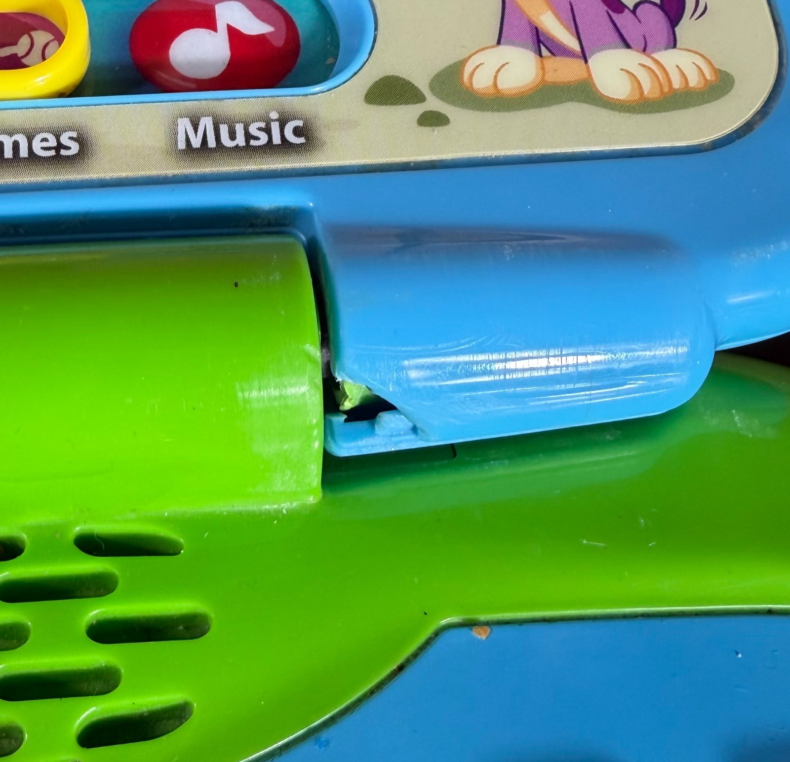 LeapFrog My Own Leaptop – Green/Blue – Works Good