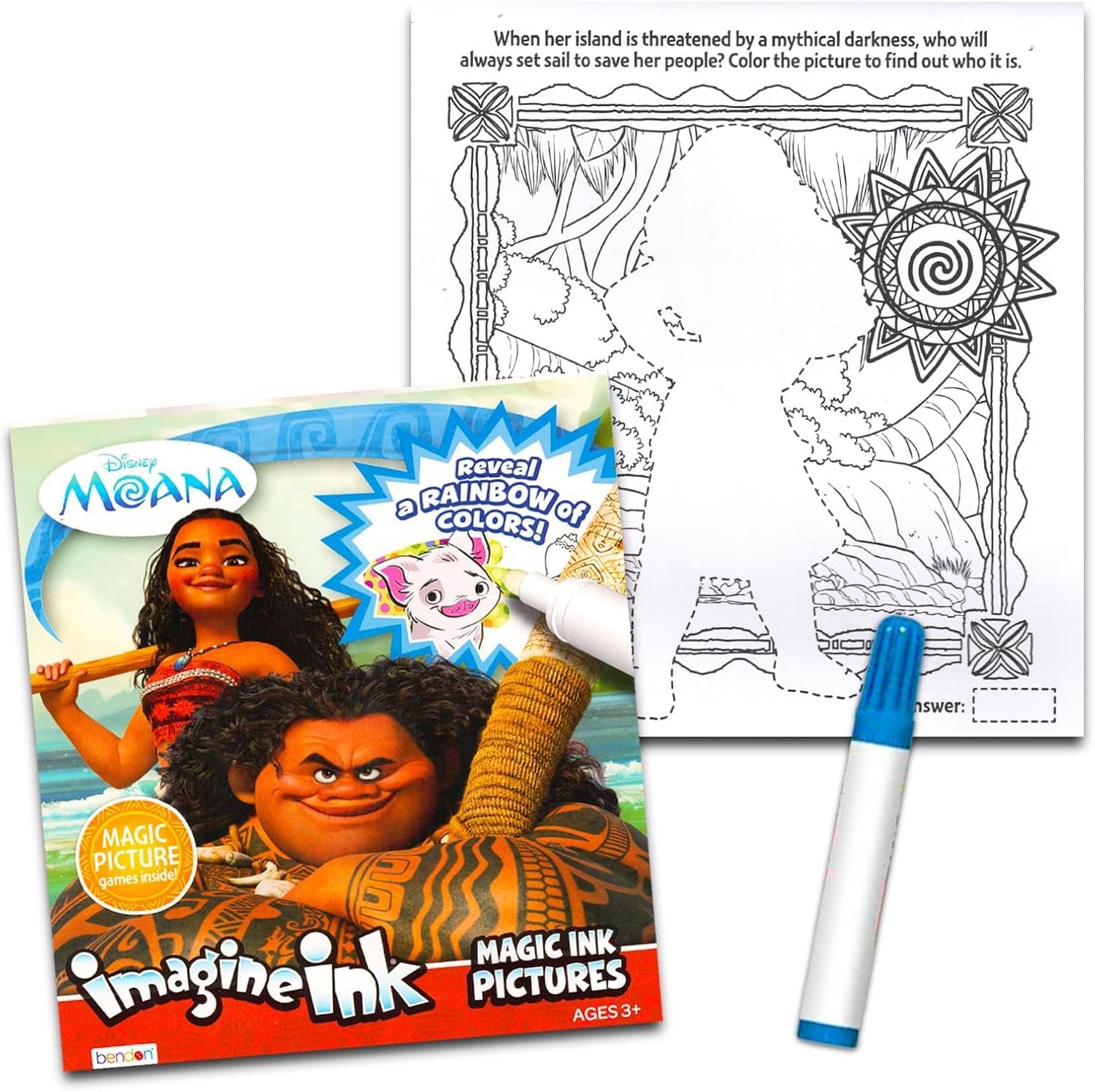 Disney Princess Magic Ink Coloring Book Set – Ink, Imagine
