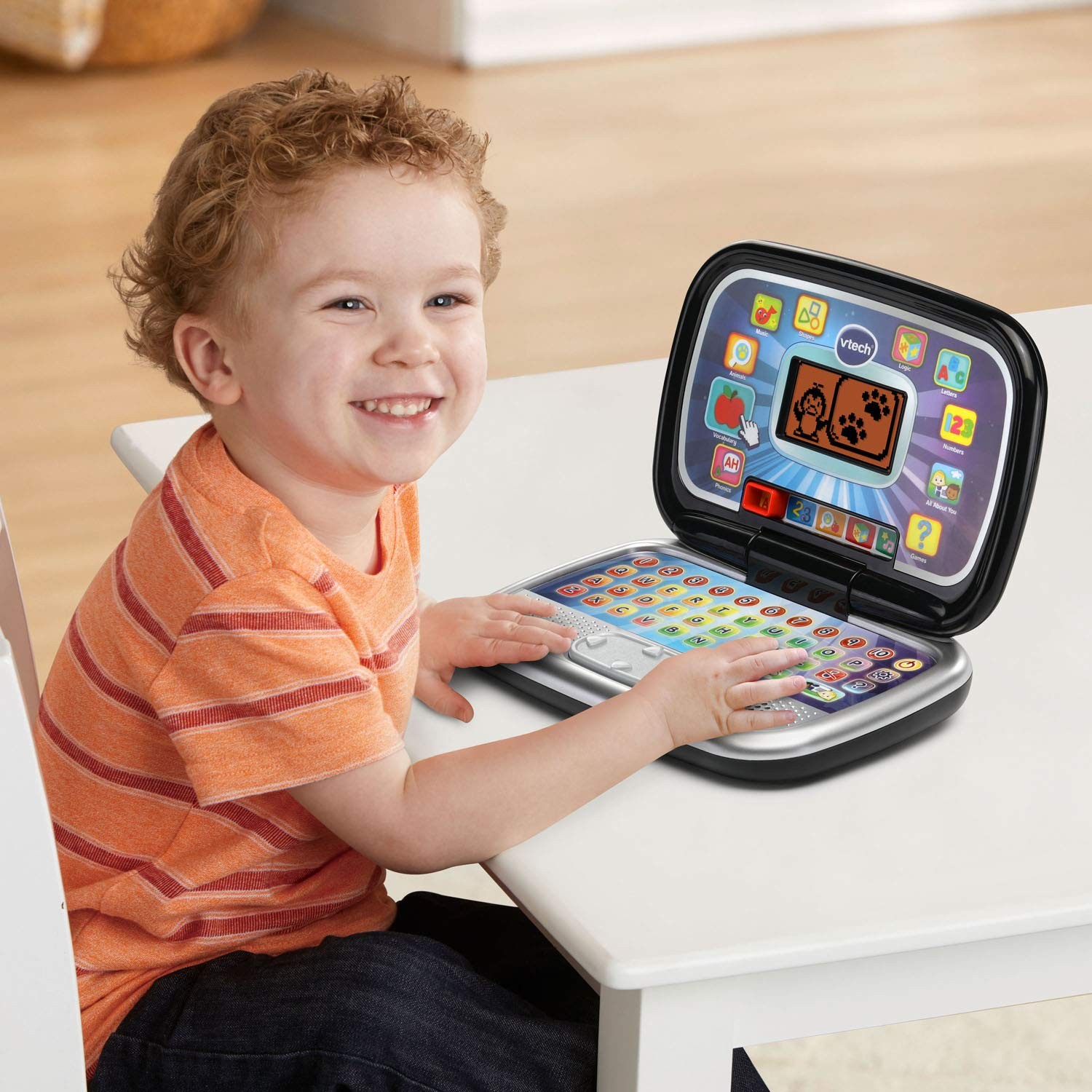VTech Play Smart Preschool Laptop, Black 9.3″ x 2.2″ x 6.2″,