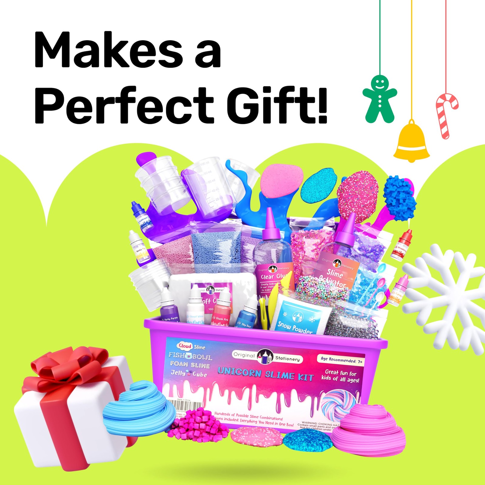 Original Stationery Slime Making Kit – Multicolor, Small, Multicolor
