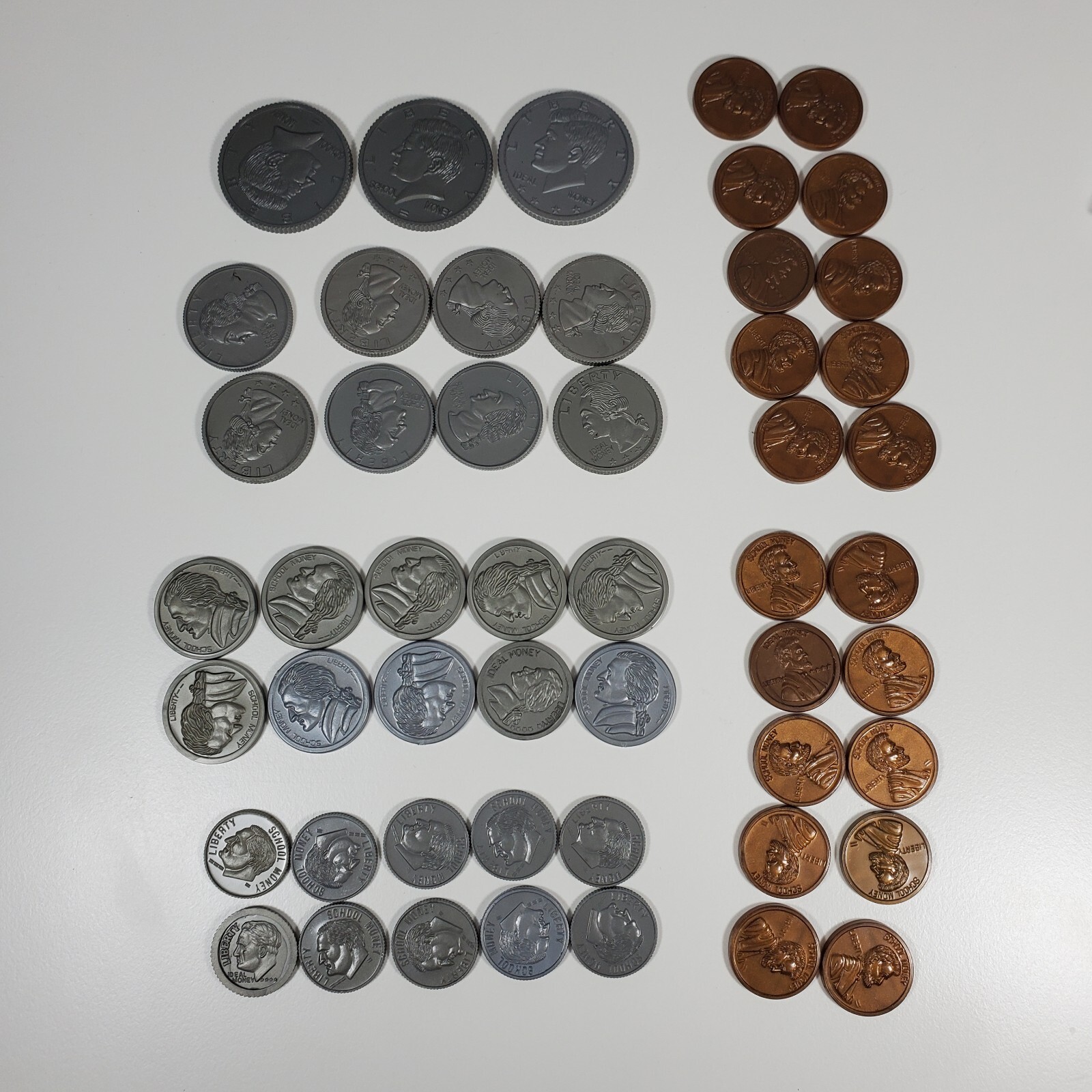 Learning Money Coins Eta Cuisenaire + hand2mind Play Pretend Mix Lot Unverified