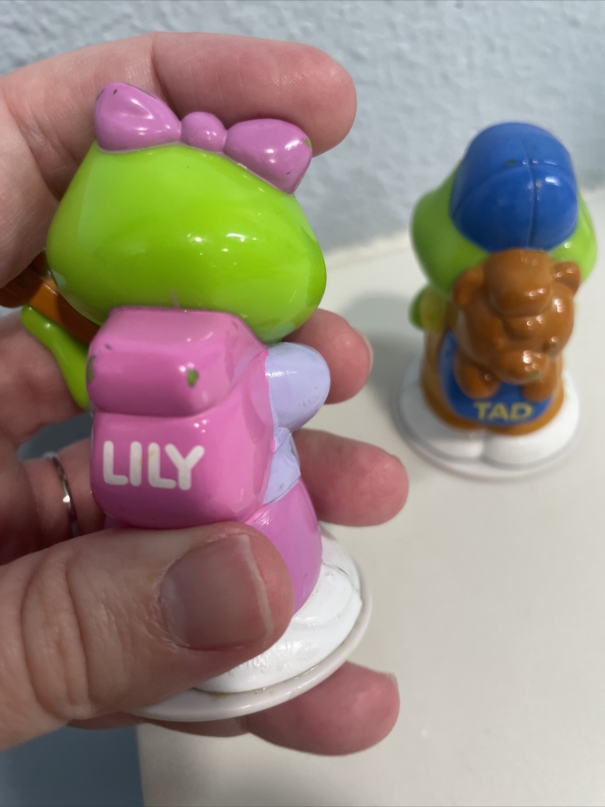 Vintage Leap Frog Phonics School Bus Music Band Replacement Figures Lily and Tad