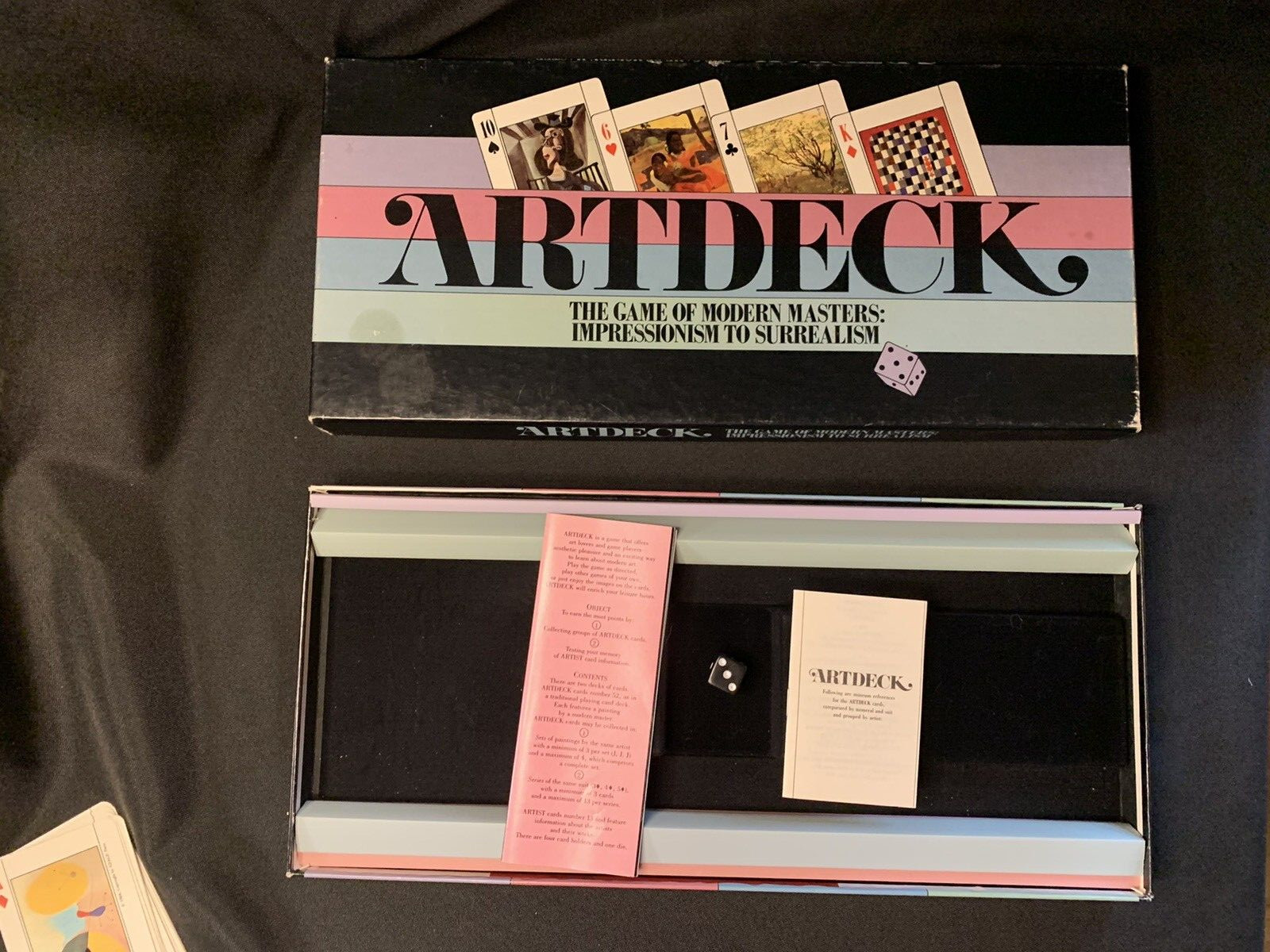 Artdeck The Game of Modern Masters Impressionism to Surrealism 1984