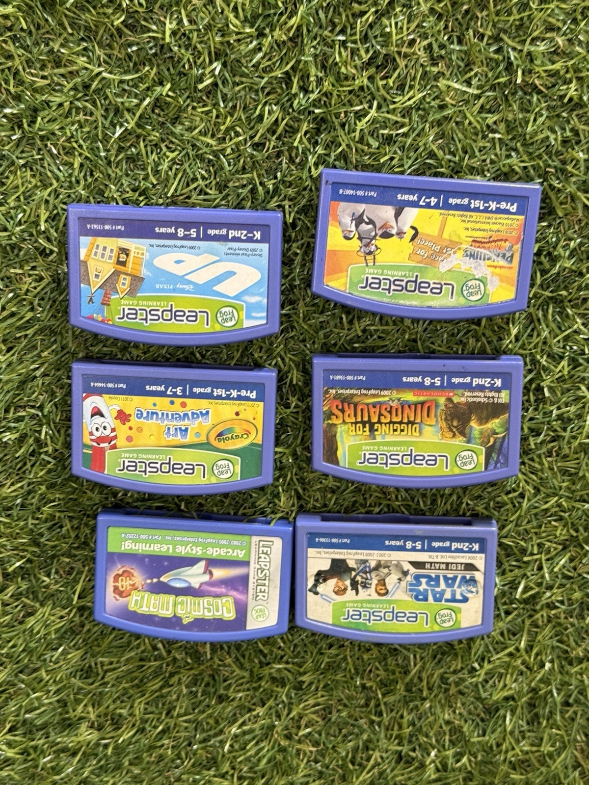 LeapFrog Leapster 2 Learning Game System Green! Works, With STYLIST! 6 Games