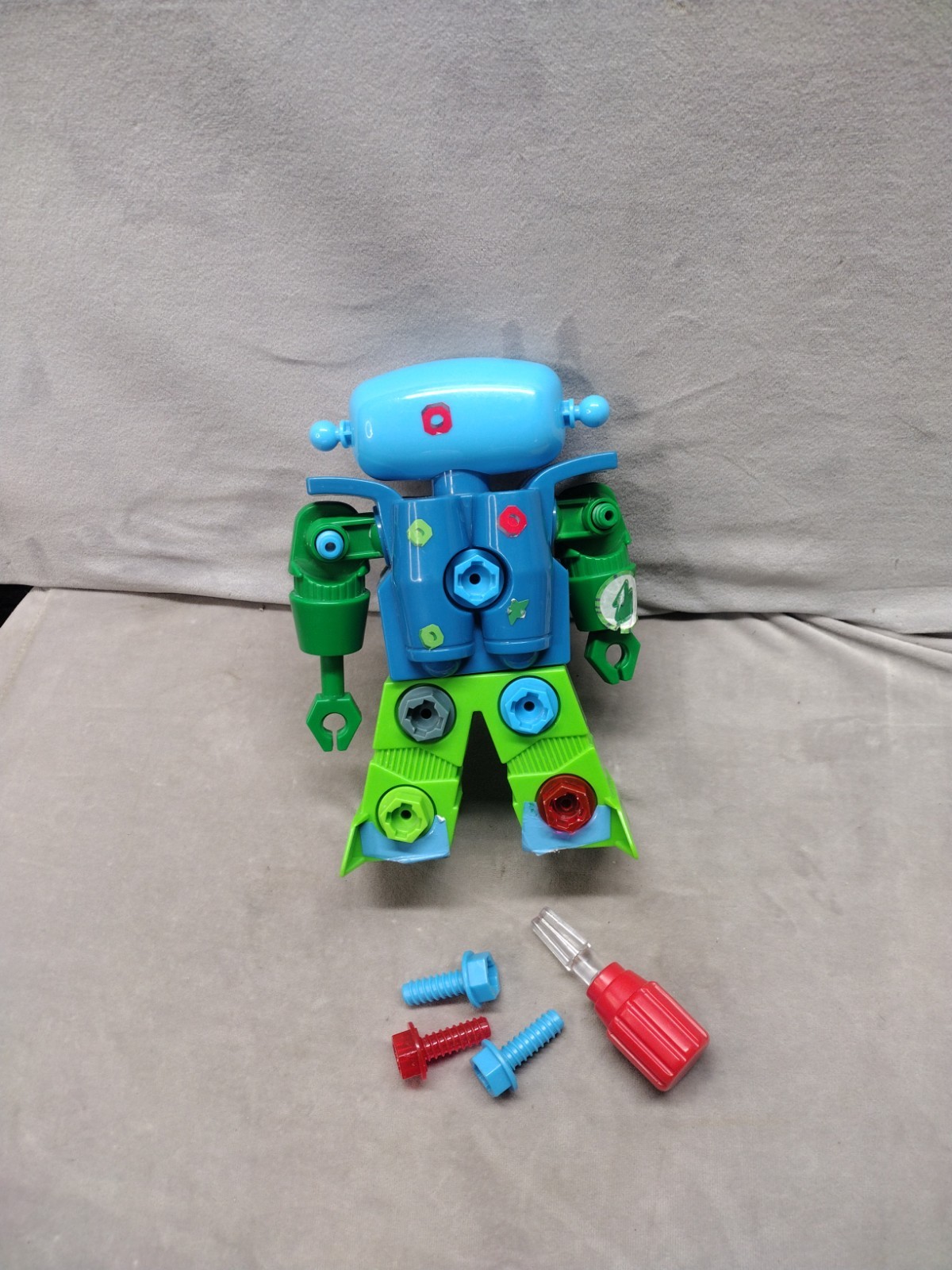 STEM Construction Robot Kit for Kids Build DIY Robot with Tools and Screws