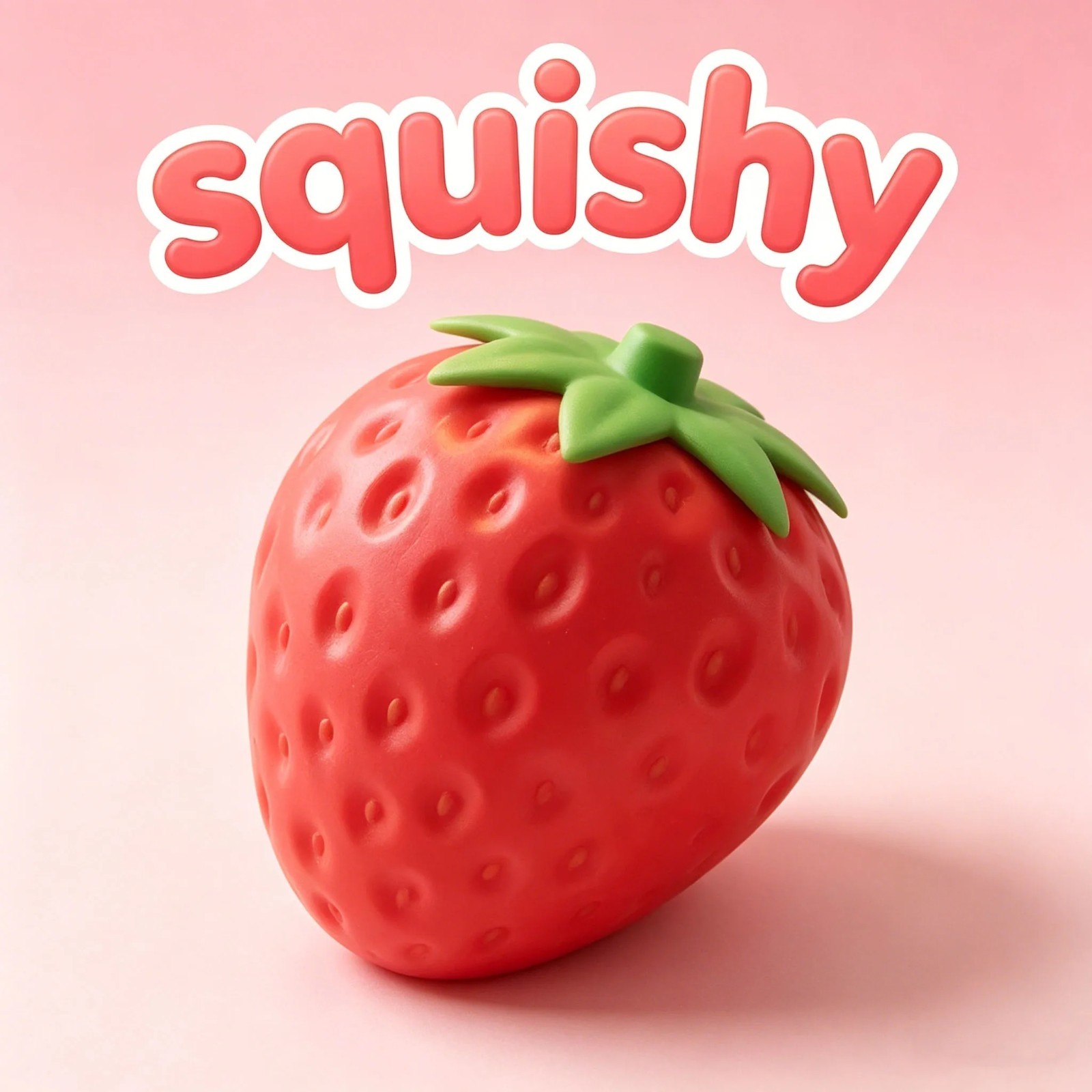 Sunny Days Jumbo Squeezy Strawberry Squishy Toy Stress Relief Sensory Fun