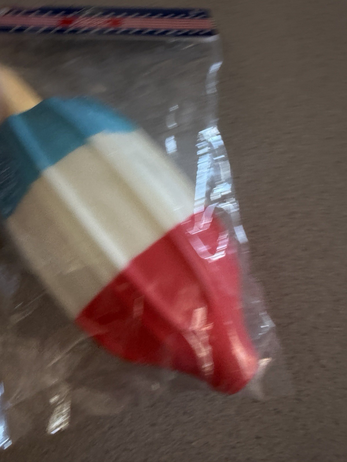New Sunny Days Jumbo Squishy Red White Blue USA Popsicle Ice Pop Squeeze Toy 3+