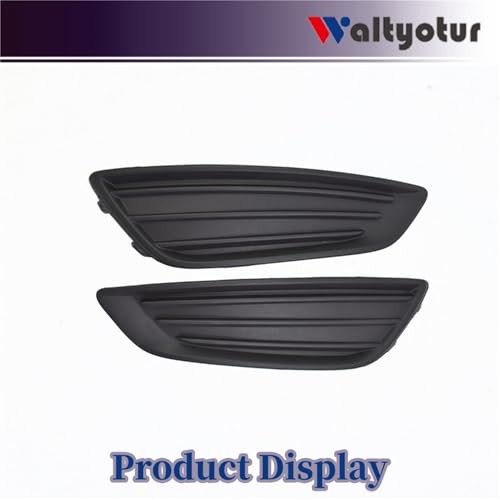 2 x Front Bumper Left + Right Bumper Fog Light Lamp Cover Trim Grille Grill