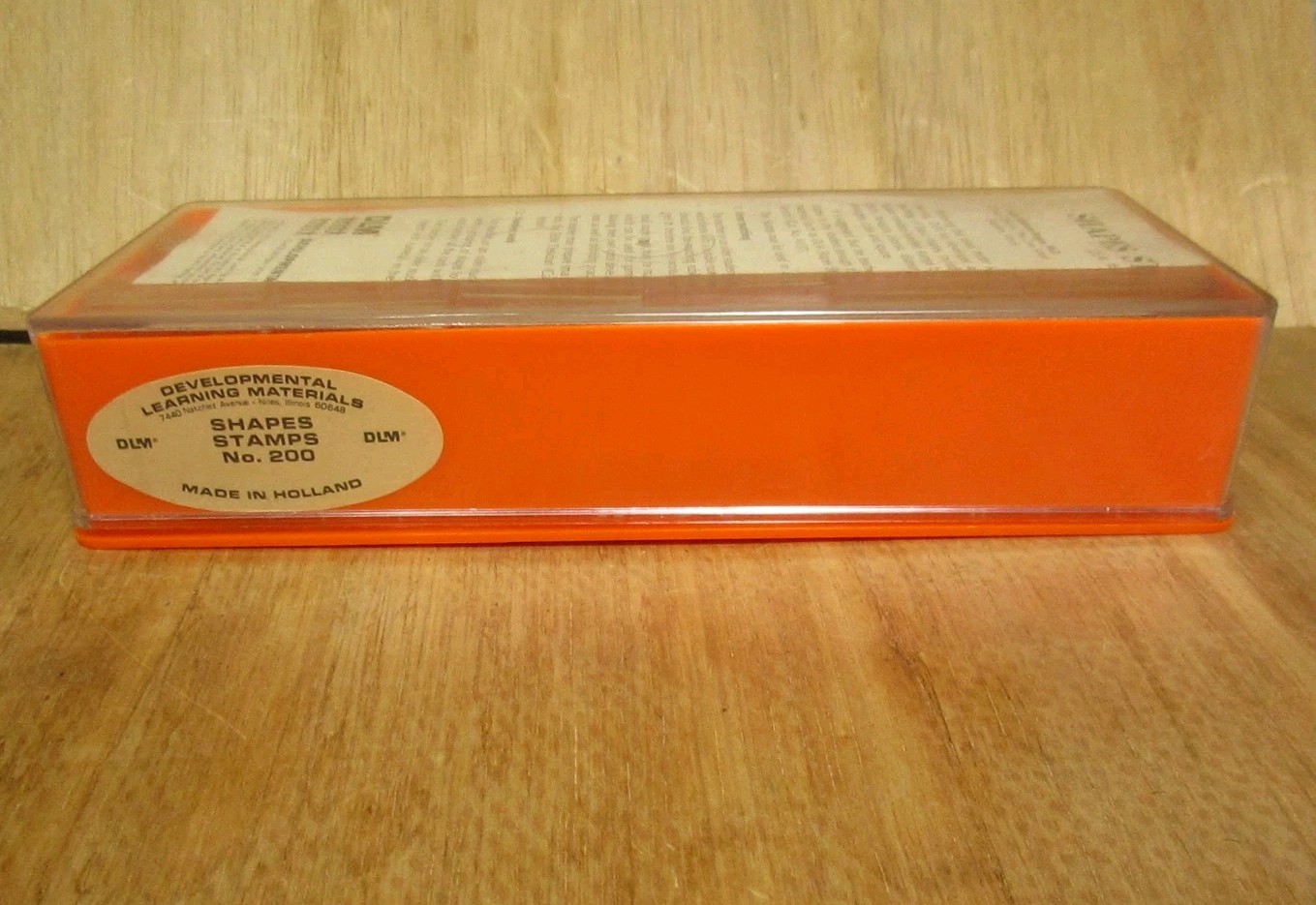 Vintage 1973 Developmental Learning Materials Shapes Stamp Set M200 Unused