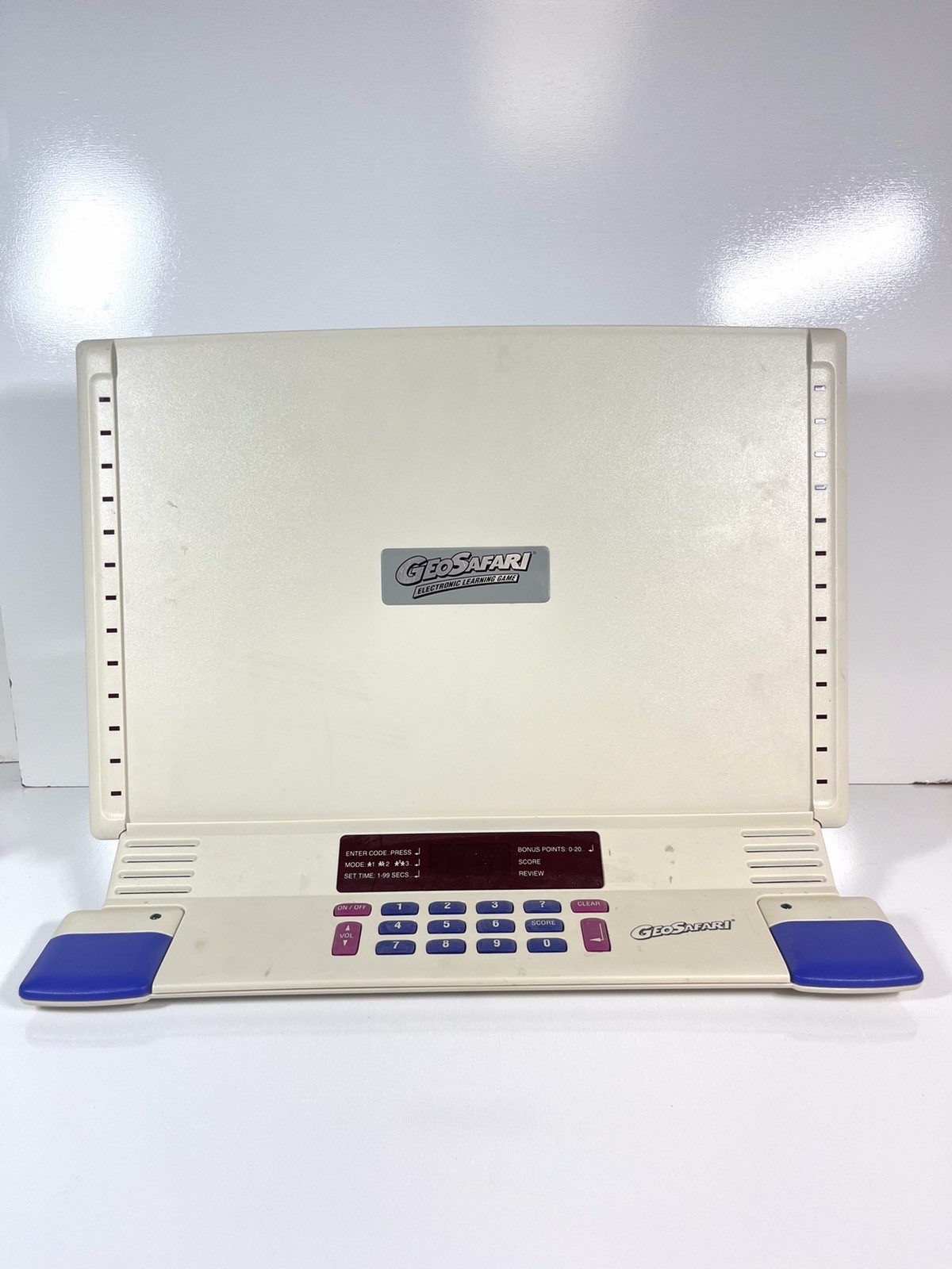 GeoSafari Electronic Learning Game EI-8865 w 9 Card Sets (90 Cards) Working