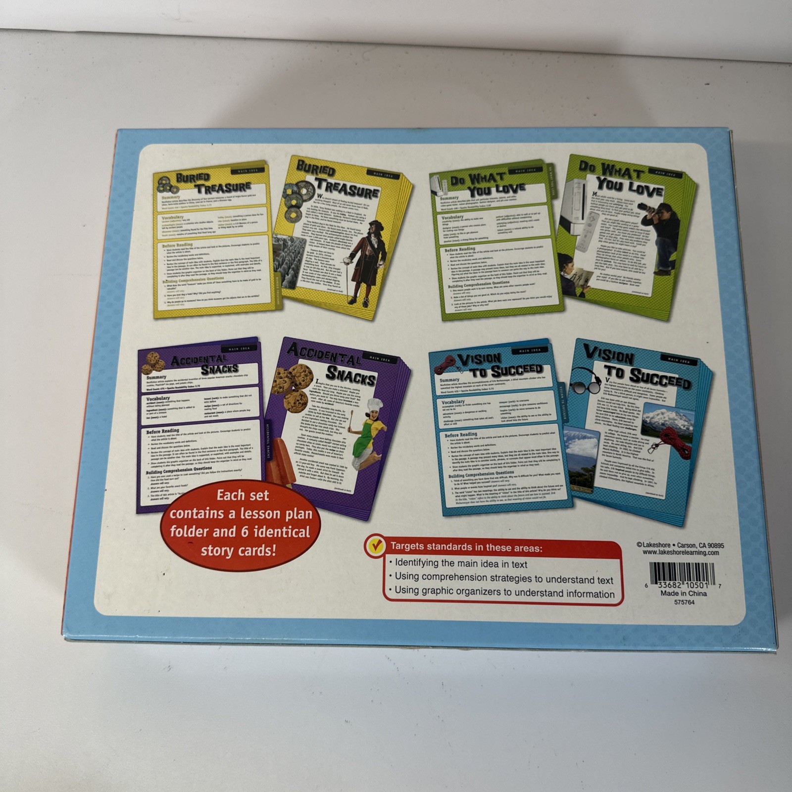 Lakeshore High-Interest Intervention Reading Folders Lot of 5 Sets Ages 9+