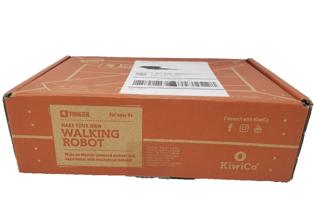 KiwiCo Walking Robot Tinker Crate Kit – STEM Educational Kiwi Project Ages 9 up