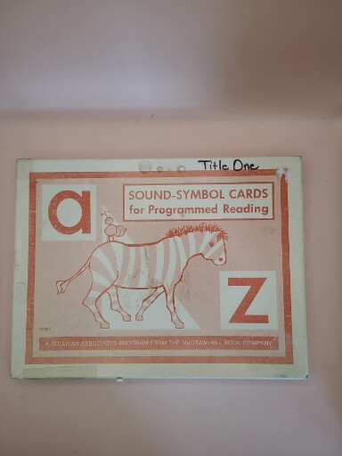 Vtg 1968 Sound-Symbol Cards For Programmed Reading, 29 Cards, 11 X 8.5 In, Great