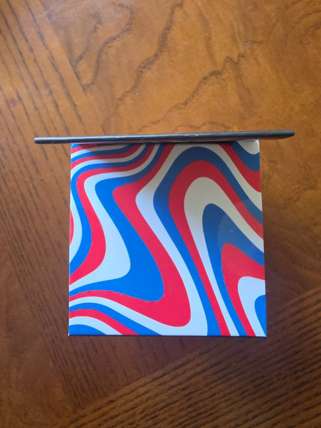NEEDOH Nice Cube Swirlin’ USA Super Solid Squish NEW ❤️🤍💙