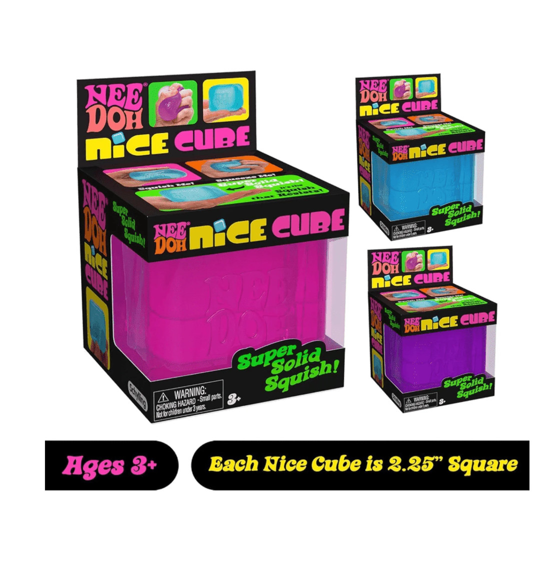 NEE DOH NICE Satisfying Square Shaped cube, 1 random color