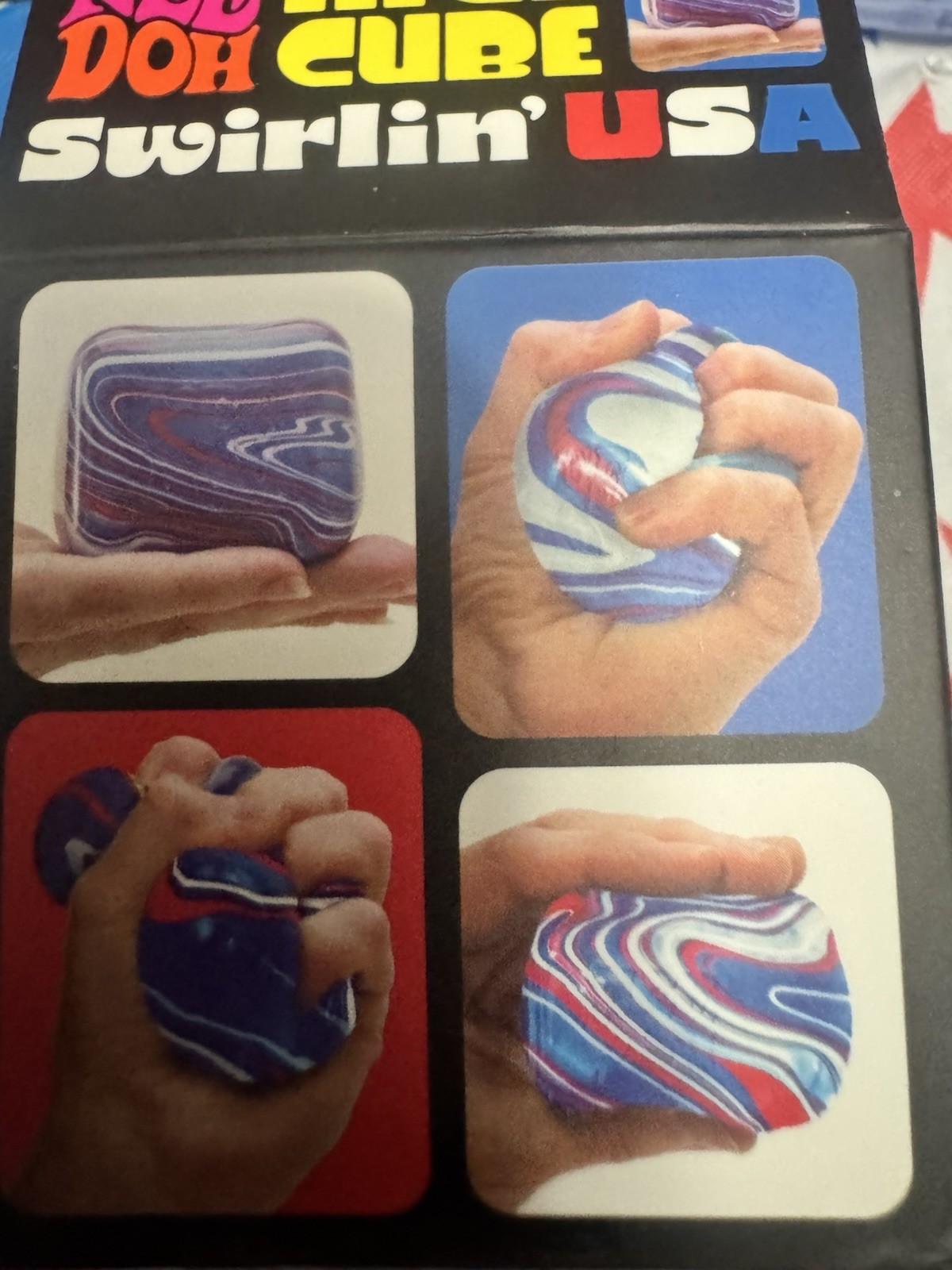 NeeDoh Nice Cube Swirlin’ USA 🇺🇸 America 250th Birthday celebration
