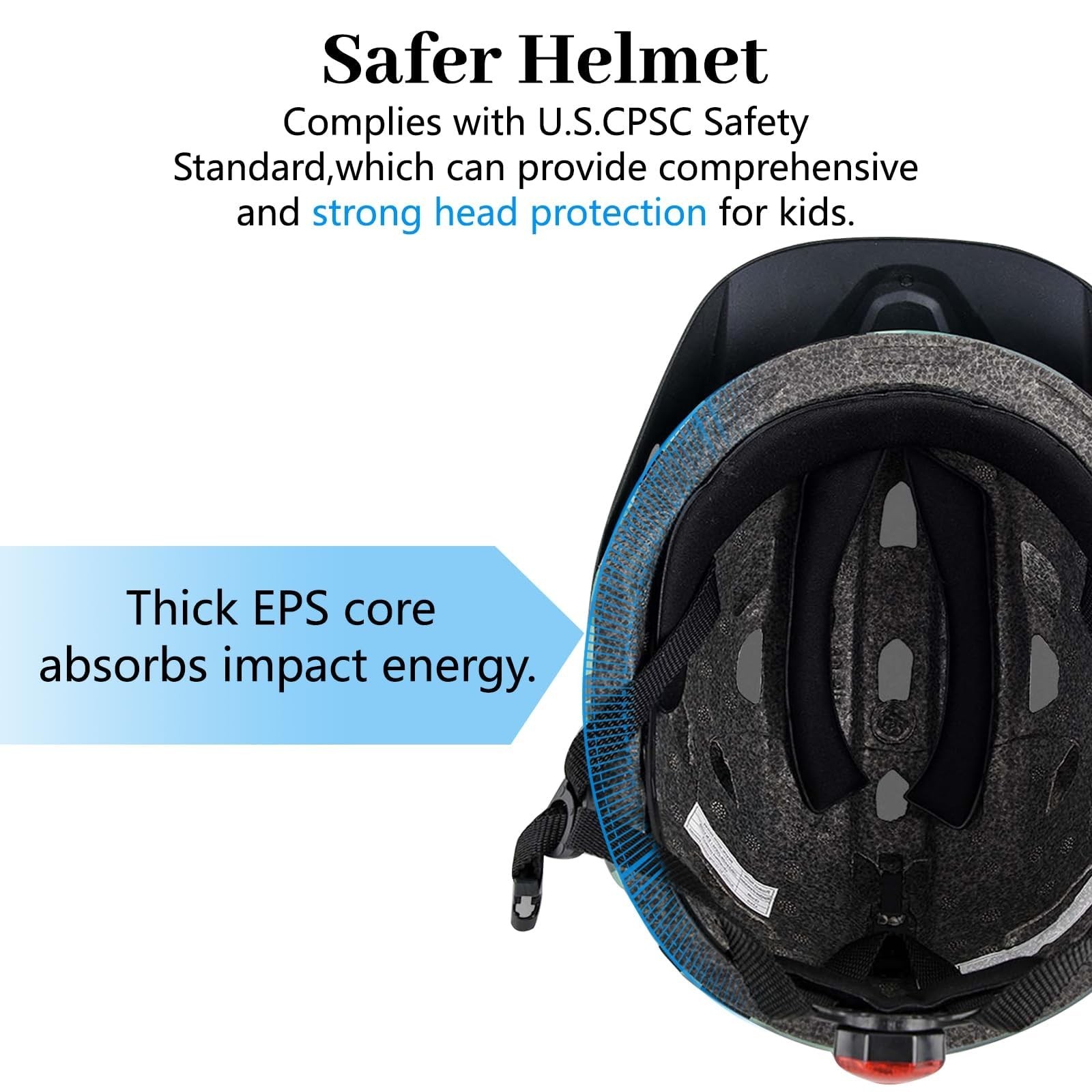 Kids Bike Helmet, Adjustable Youth Boys Girls Helmets for Ages 3-5-8-14 Years…