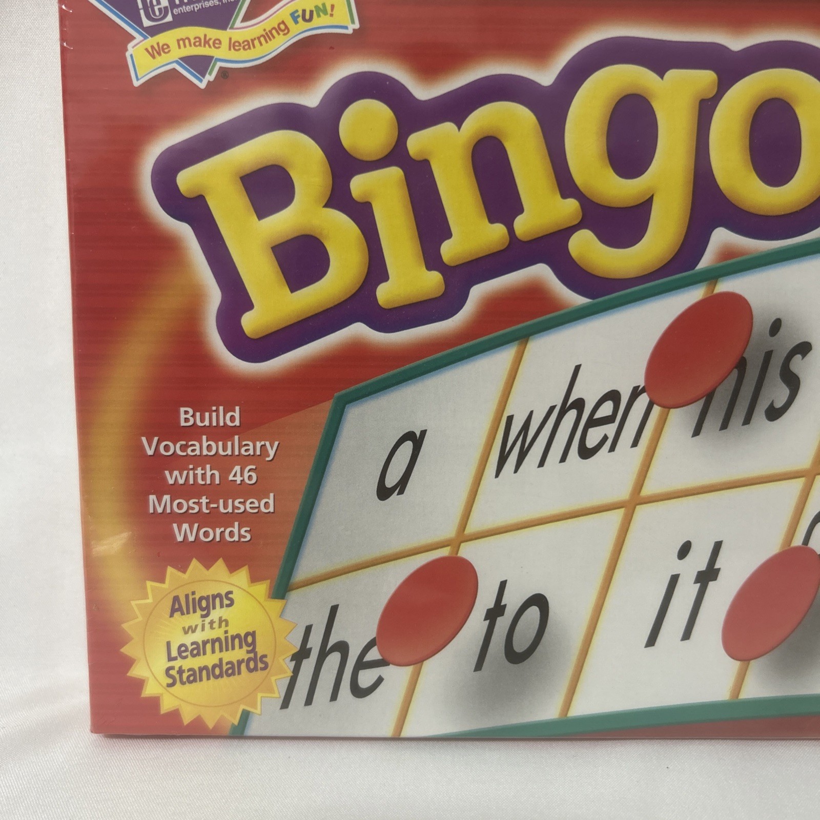 Trend Enterprises Inc Sight Words Level 2 Bingo Game Ages 5+ HomeSchool Reading