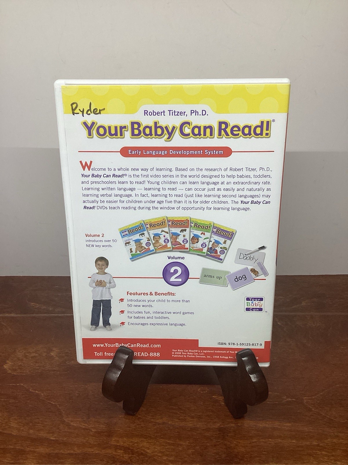 YOUR BABY CAN READ EARLY LANGUAGE INTERACTIVE DEVELOPMENT SYSTEM 1-5 DVD SET