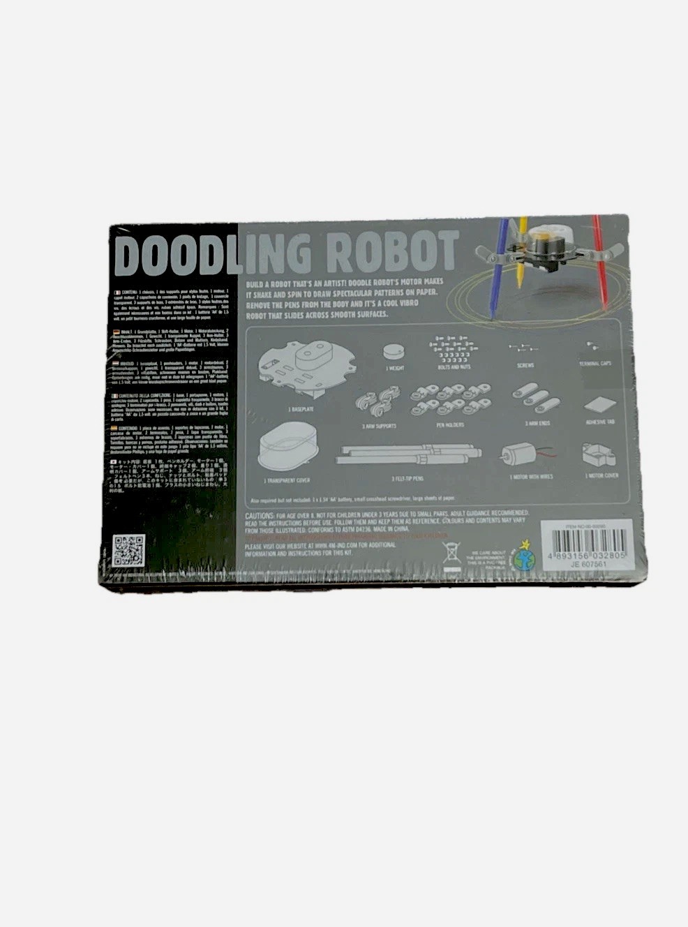 Doodling Robot 4M KidzRobotix. Science Engineering Robotics Kit. DIY. New Sealed