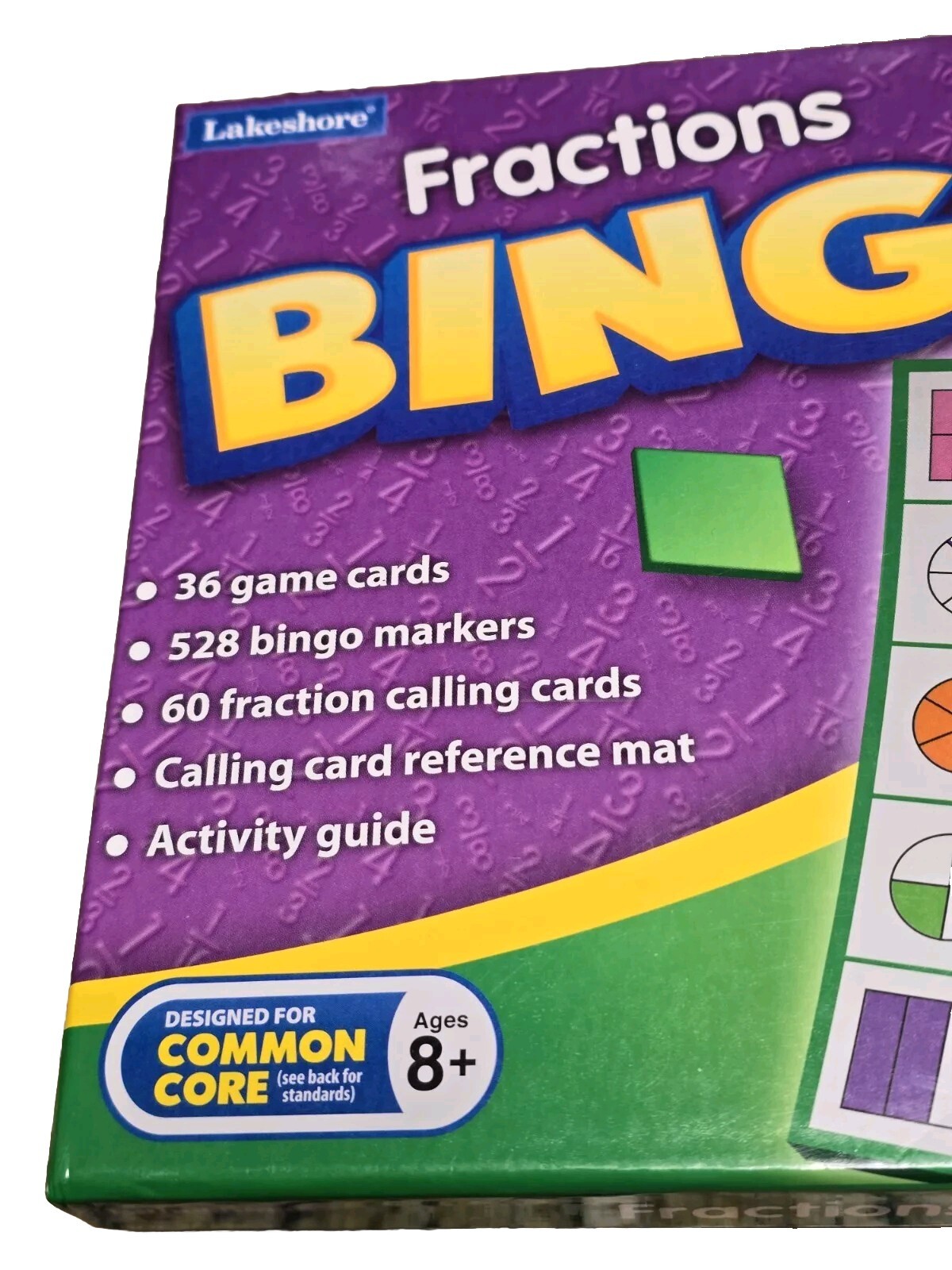 Lot 4-Lakeshore Bingo Prefixes Suffixes Synonyms Antonyms Fractions Age 10 & Up