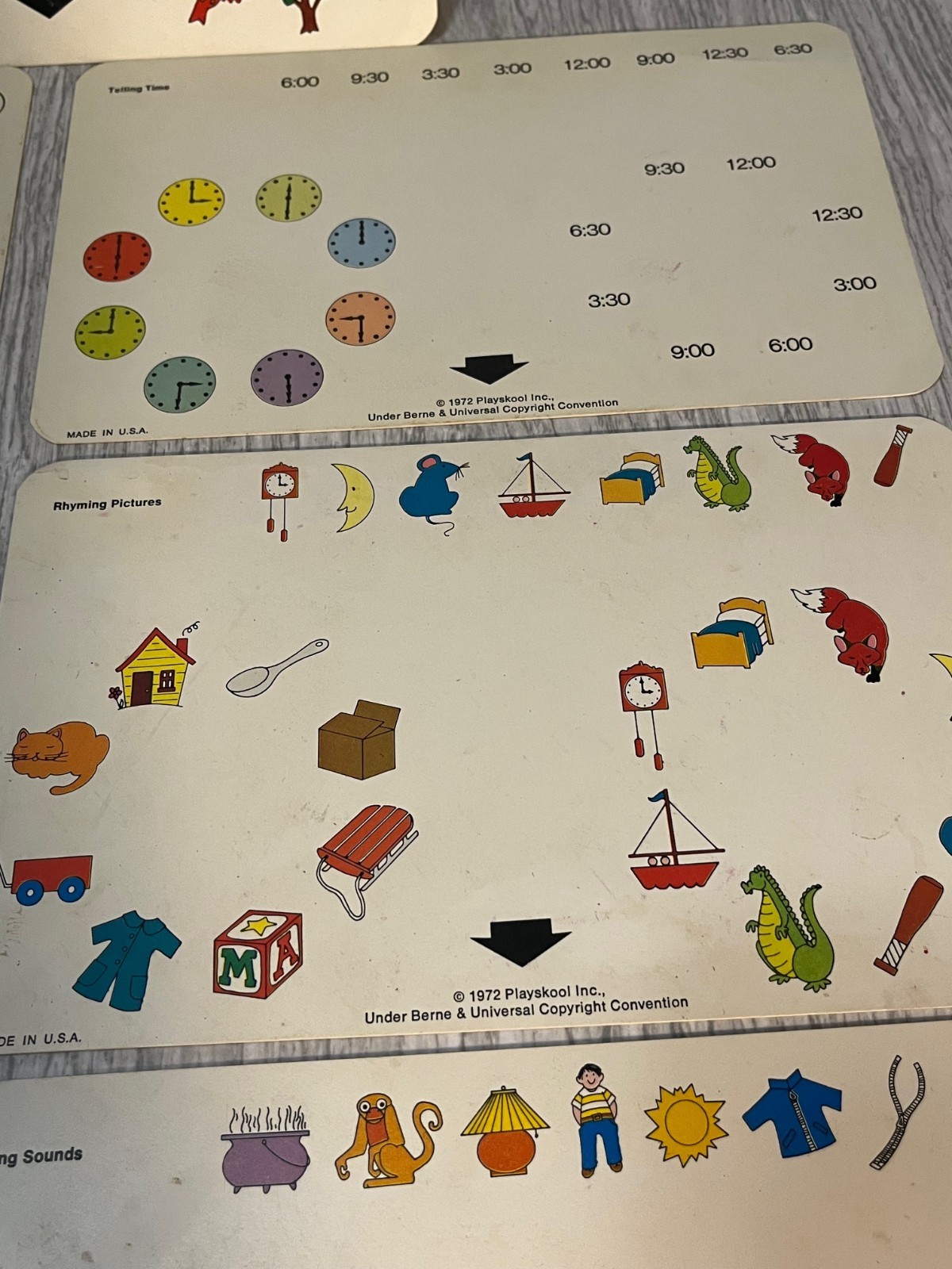 Vintage 70s Playskool Reel to Reel Play ‘N Learn Computer Interactive with Cards