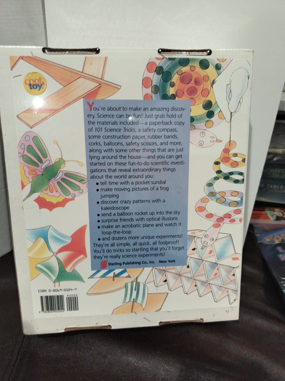 101 Science Tricks Book & Kit Roy Richards NEW NIP Sealed