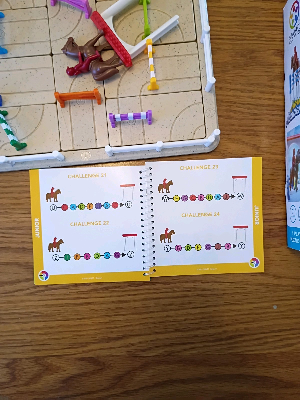 SmartGames Horse Academy Path-Building Game with 80 Challenges Ages 8 and Up