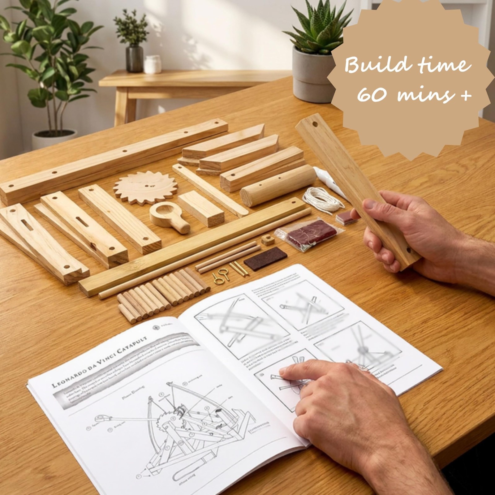 PATHFINDERS STEM Kits – Leonardo da Vinci Catapult kit | Trebuchet Science