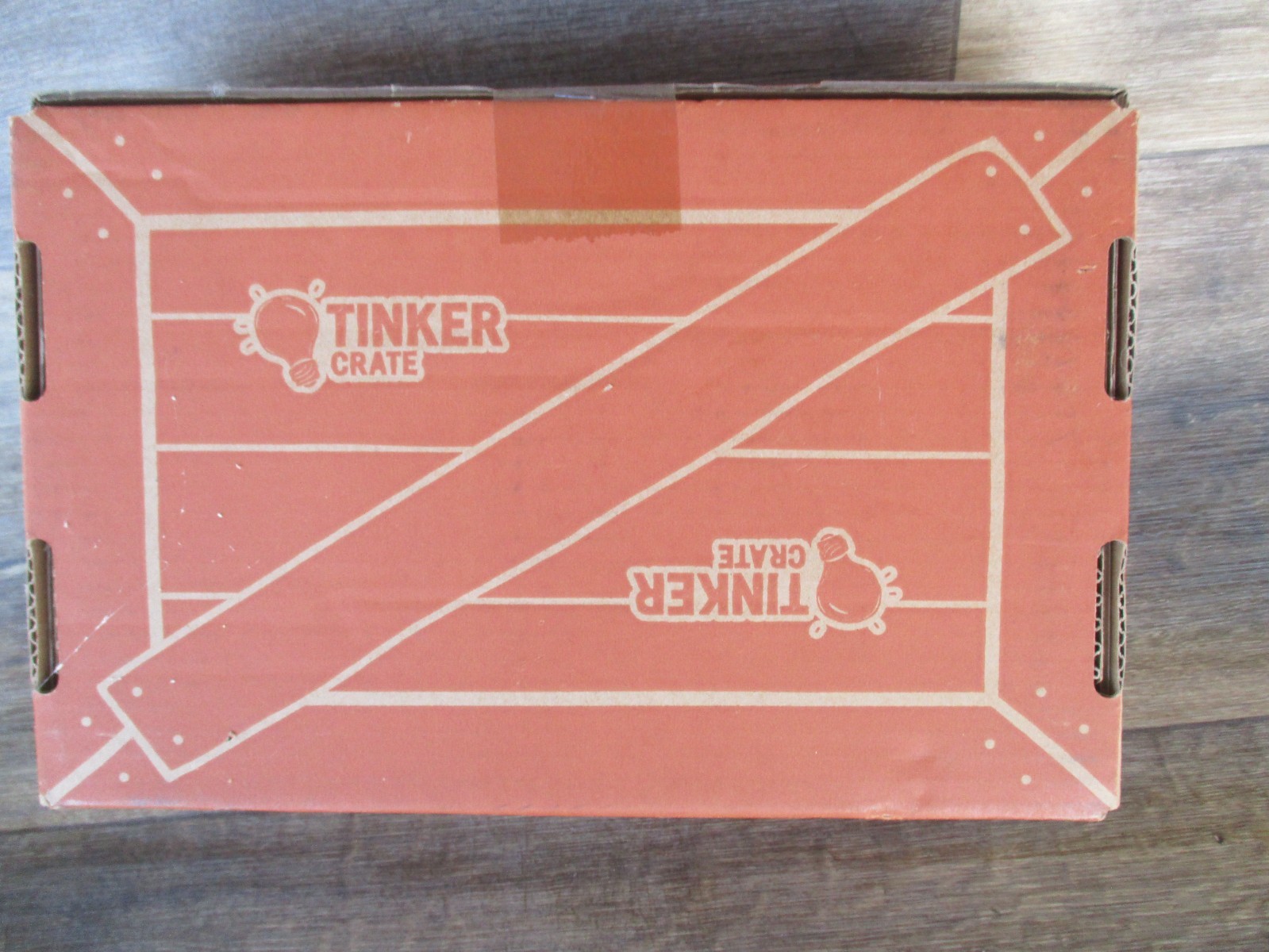 NEW VTG KiwiCo Tinker Crate Wooden Automaton Kit Make Your Own Hand-Crank STEM