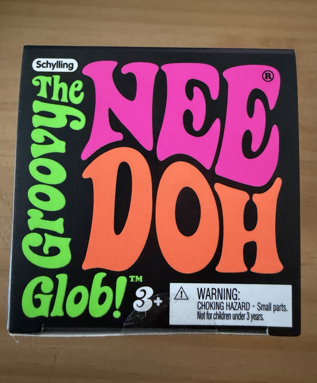 Schylling Nee Doh The Groovy Glob Squeeze Toy New in box (BLUE) Fidget AUTHENTIC