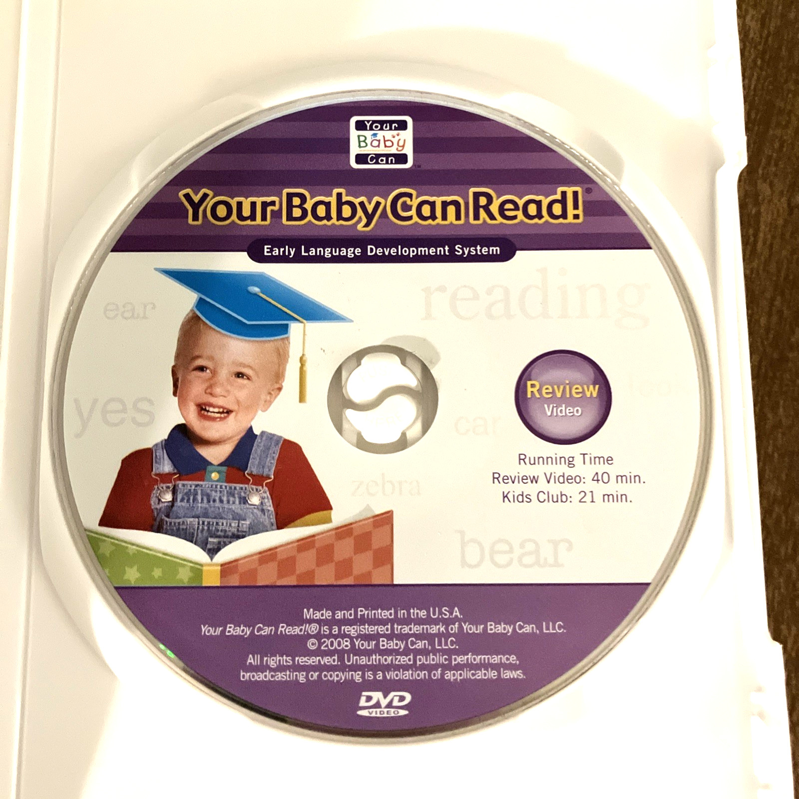 Your Baby Can Read! Language Development Program Mixed Lot, GOOD (856)
