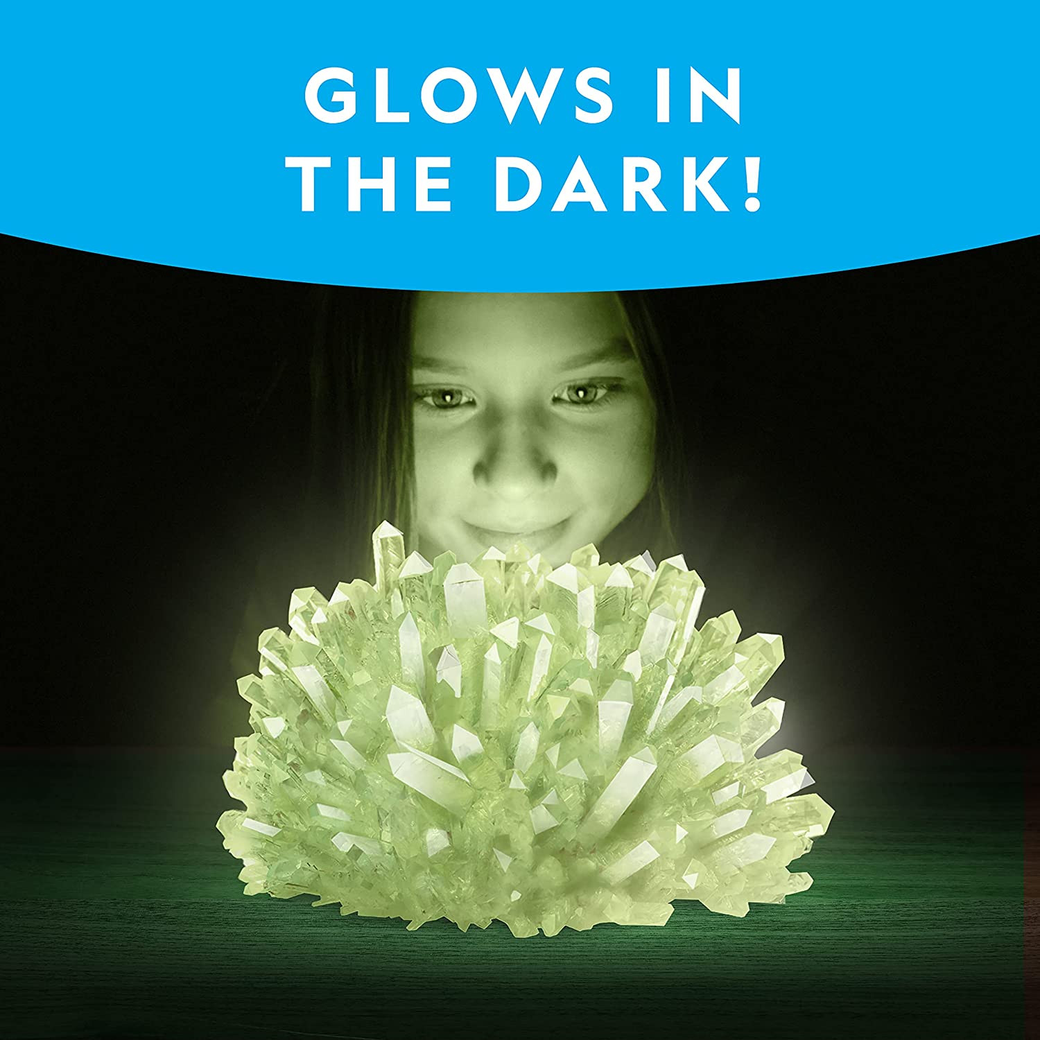 Learning Science Gifts for Kids Boys Girls Glow Crystal Glowing Kit Nat Geo USA