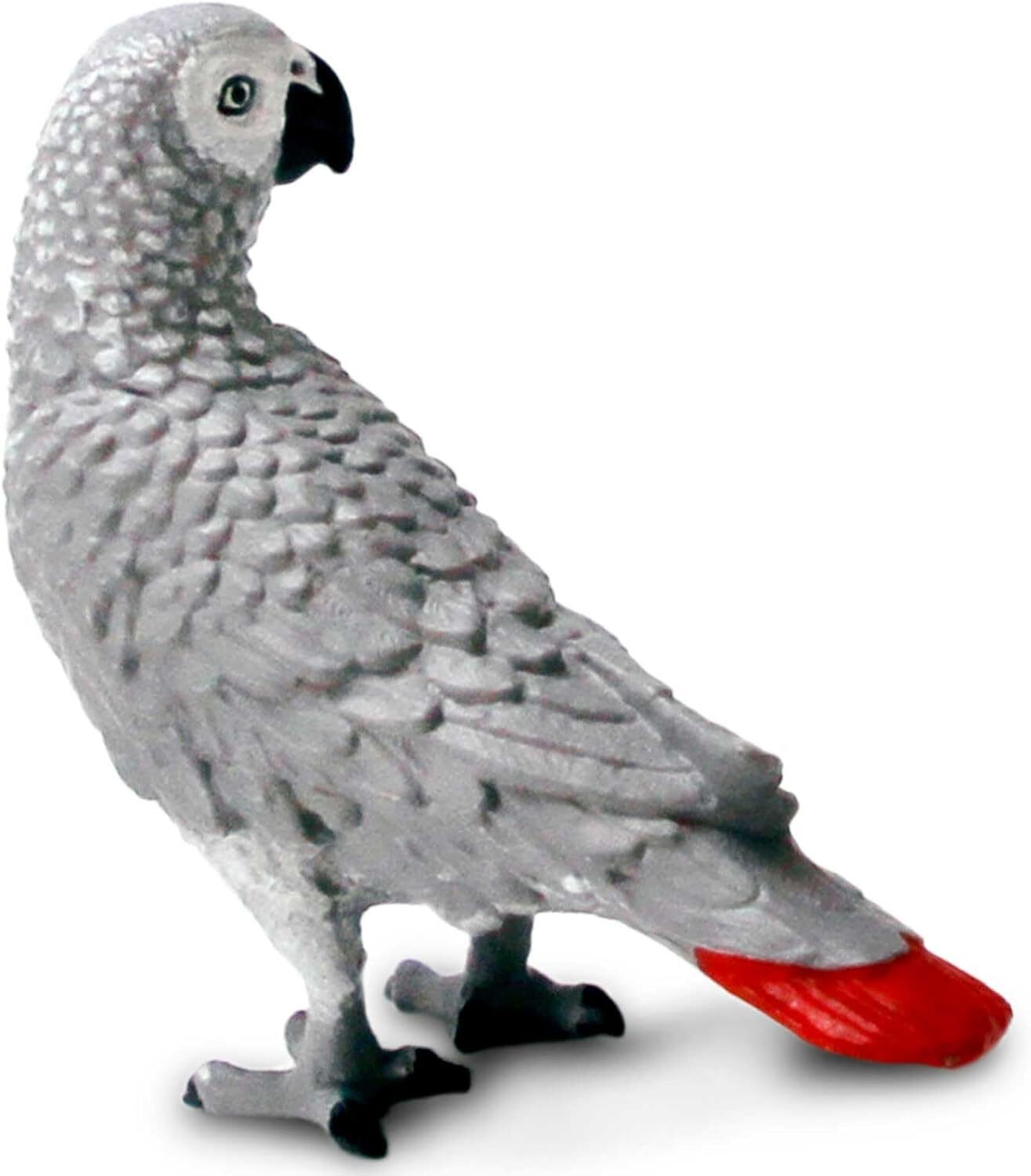 Safari Ltd African Gray Parrot Bird Animal Figure NEW IN STOCK