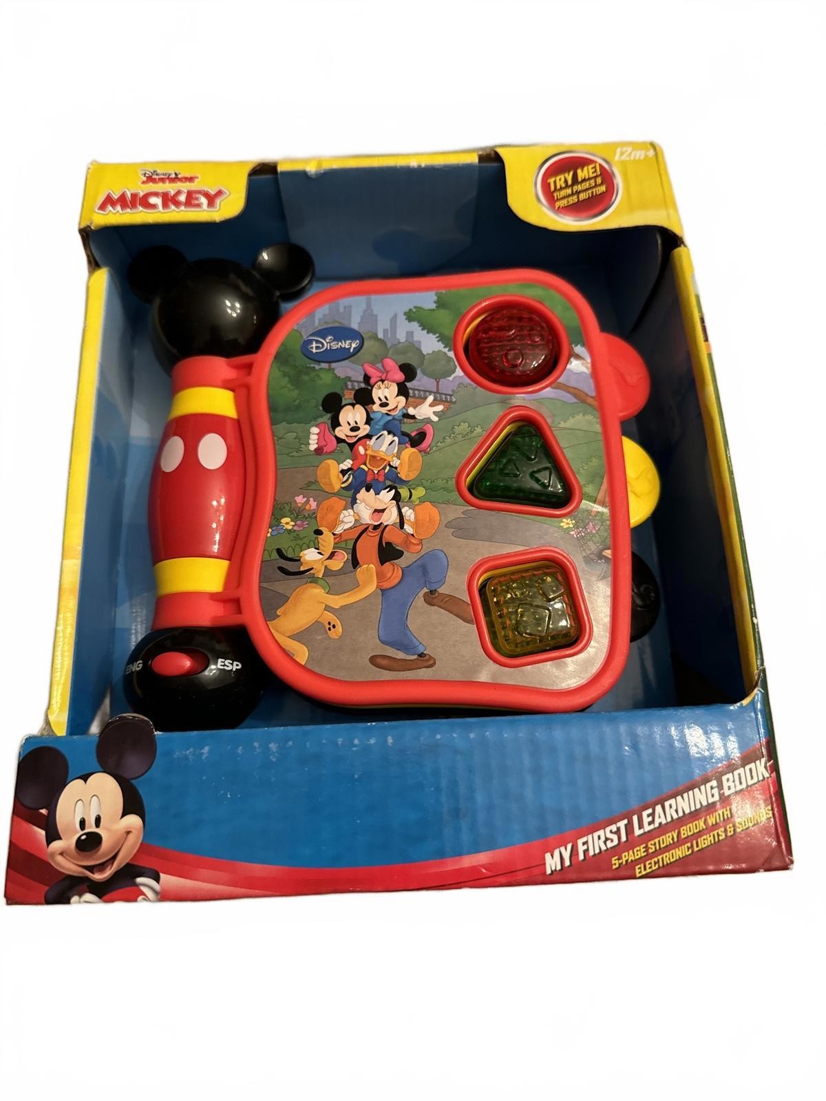 Disney My First Learning Book Age 12M+ 907876 Battery Included! Lights/sounds
