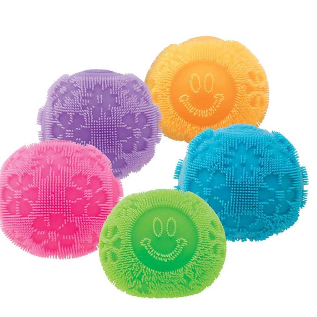 🧡ORANGE🧡 NeeDoh Fuzz Ball Stress Ball Squish Toy! – NIB!