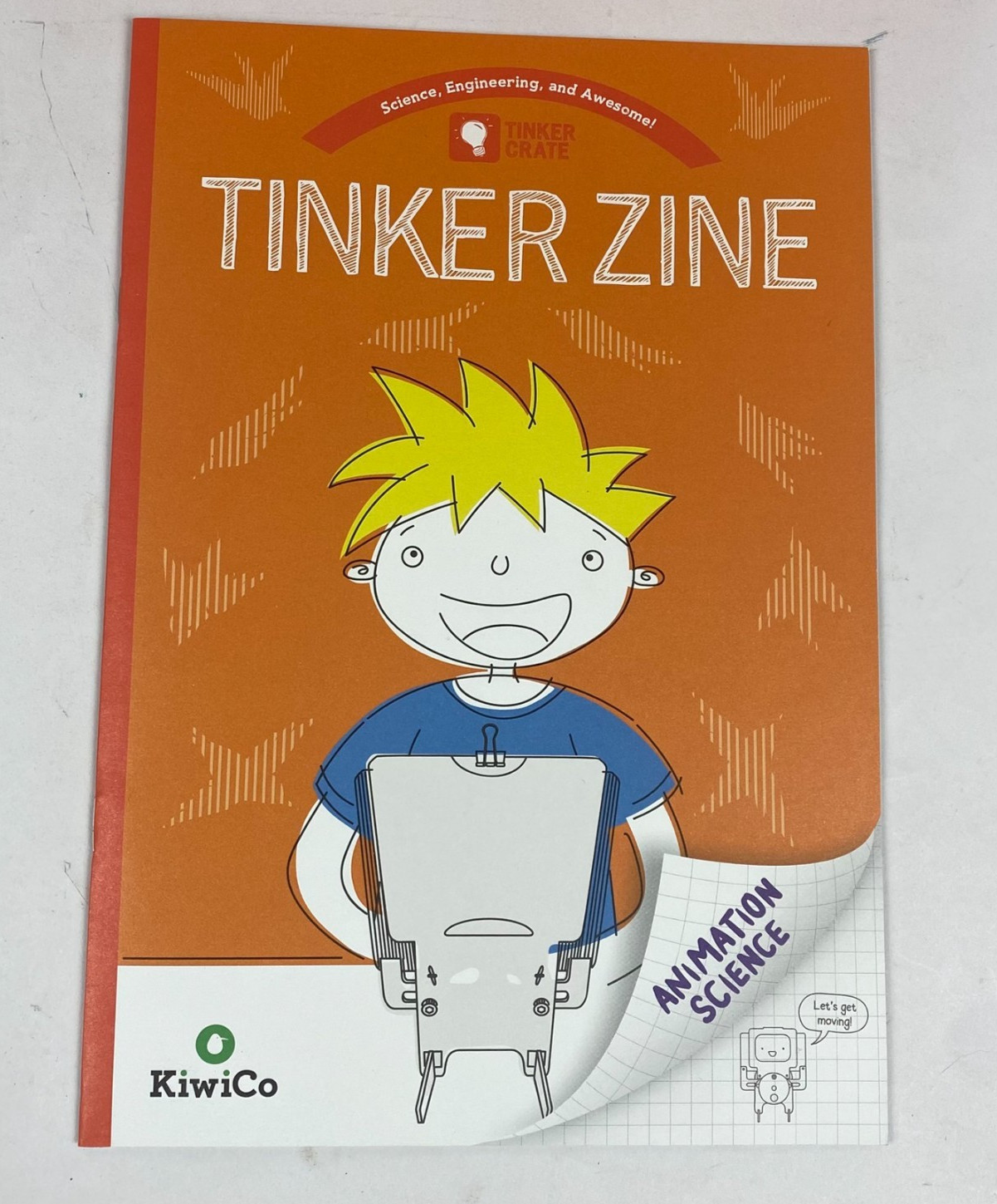 Kiwi Co Tinker Crate Animation Machine Make Your Own Stem Kit Ages 9+ Open Box